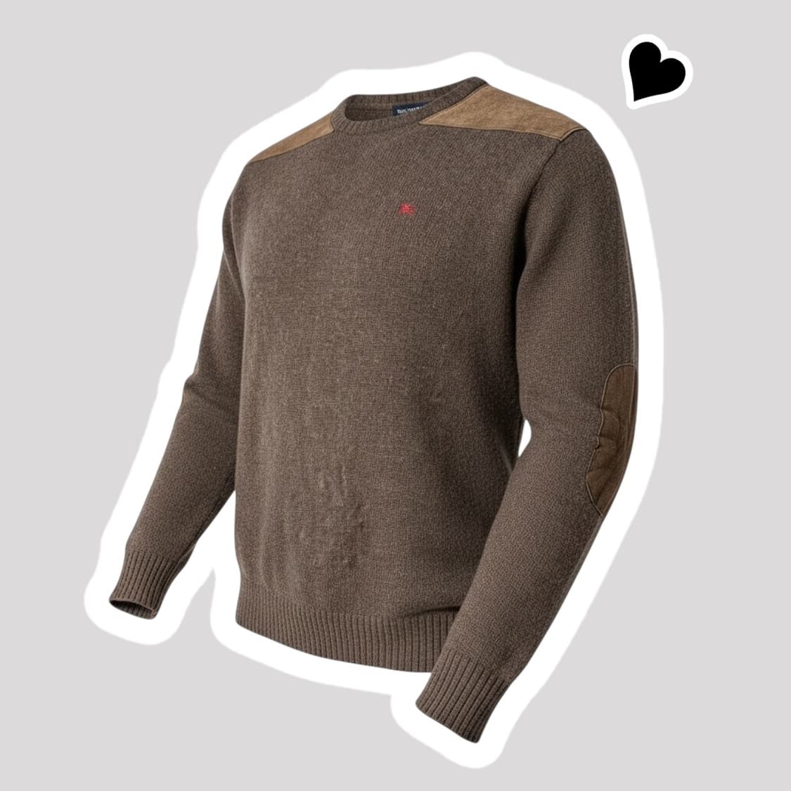 정품 버버리 브라운 코만도 패치 니트 상품이미지1