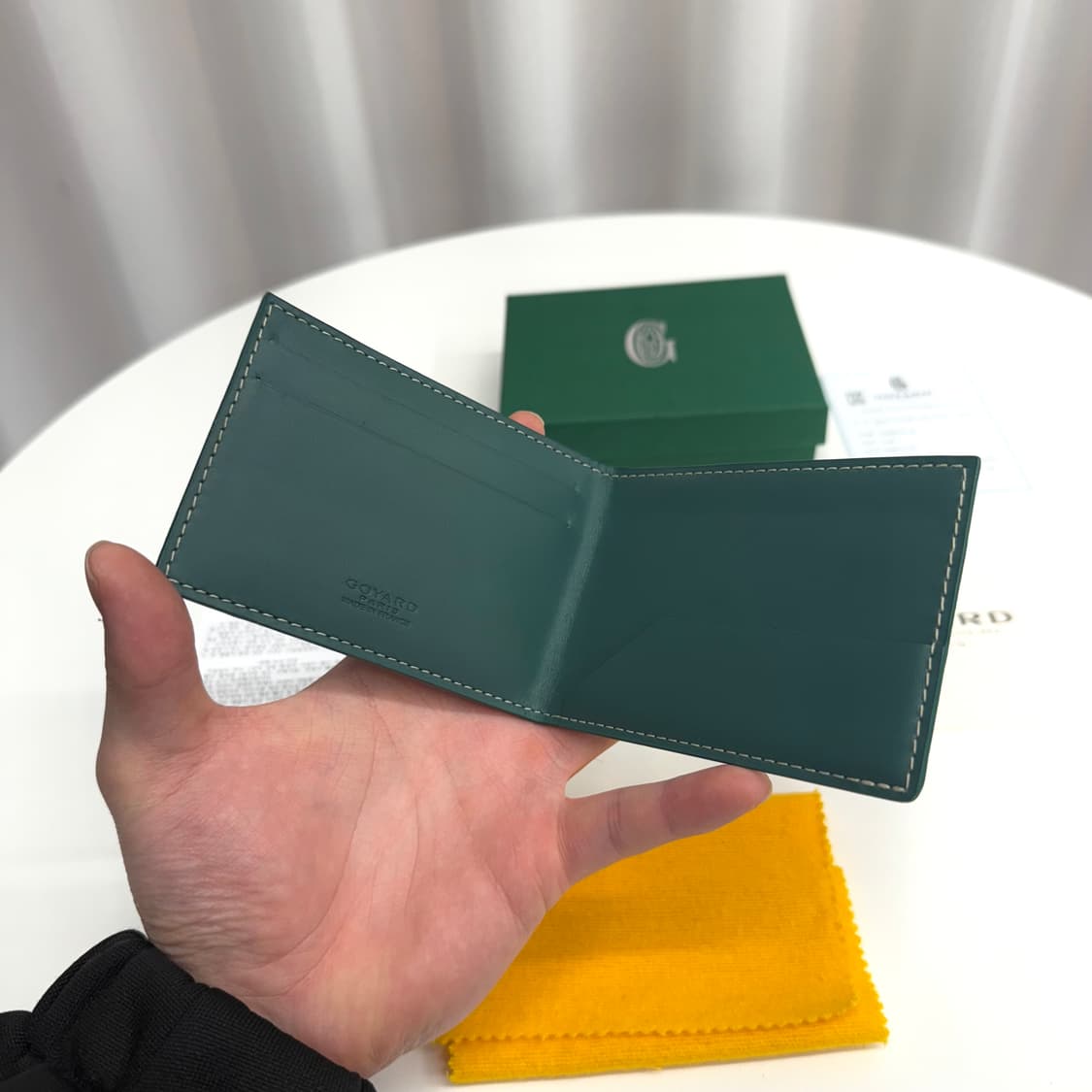 [새상품급] 고야드 인서트 카드지갑 그린 상품이미지4