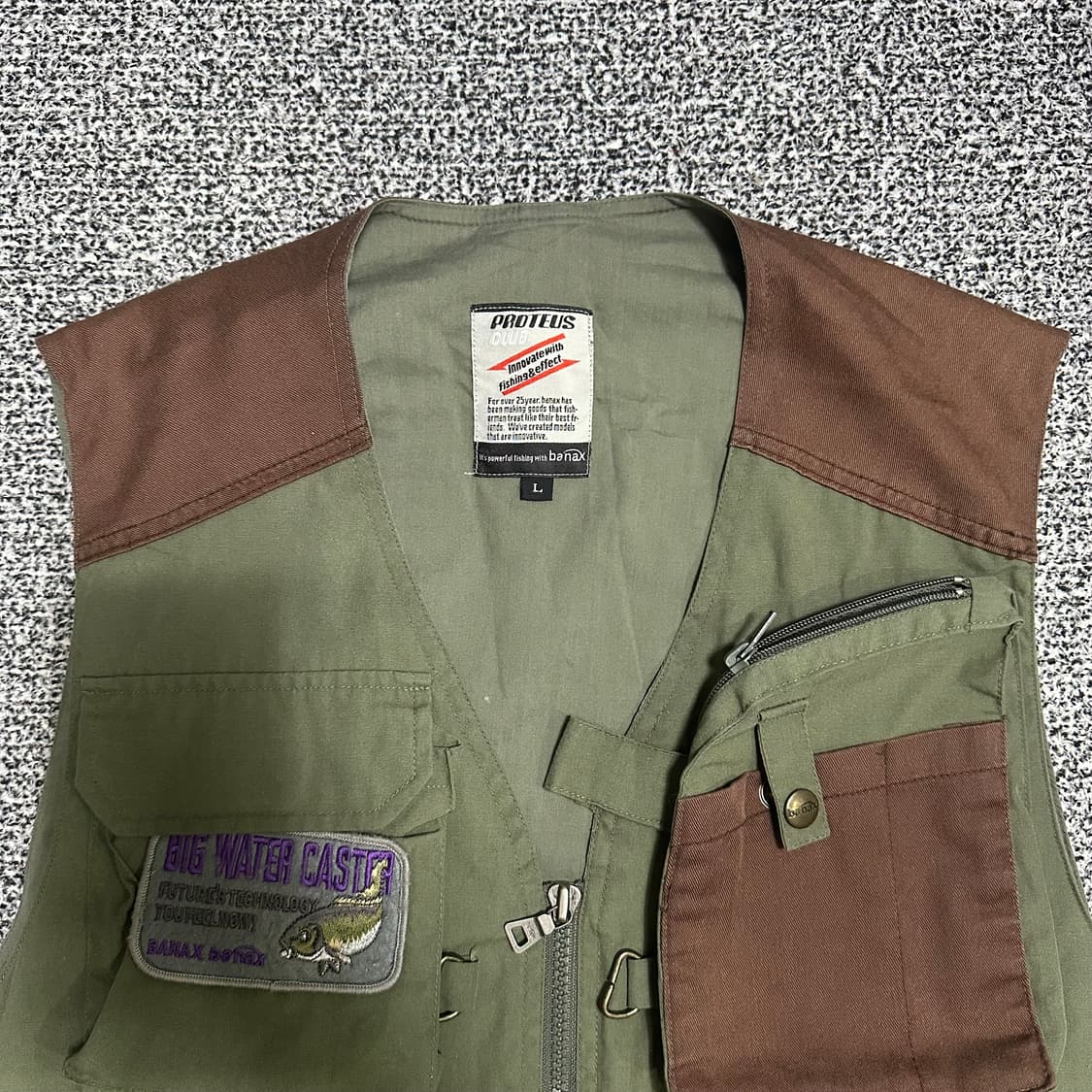 (L) 바넥스 PROTEUS 낚시 조끼 베스트 상품이미지2