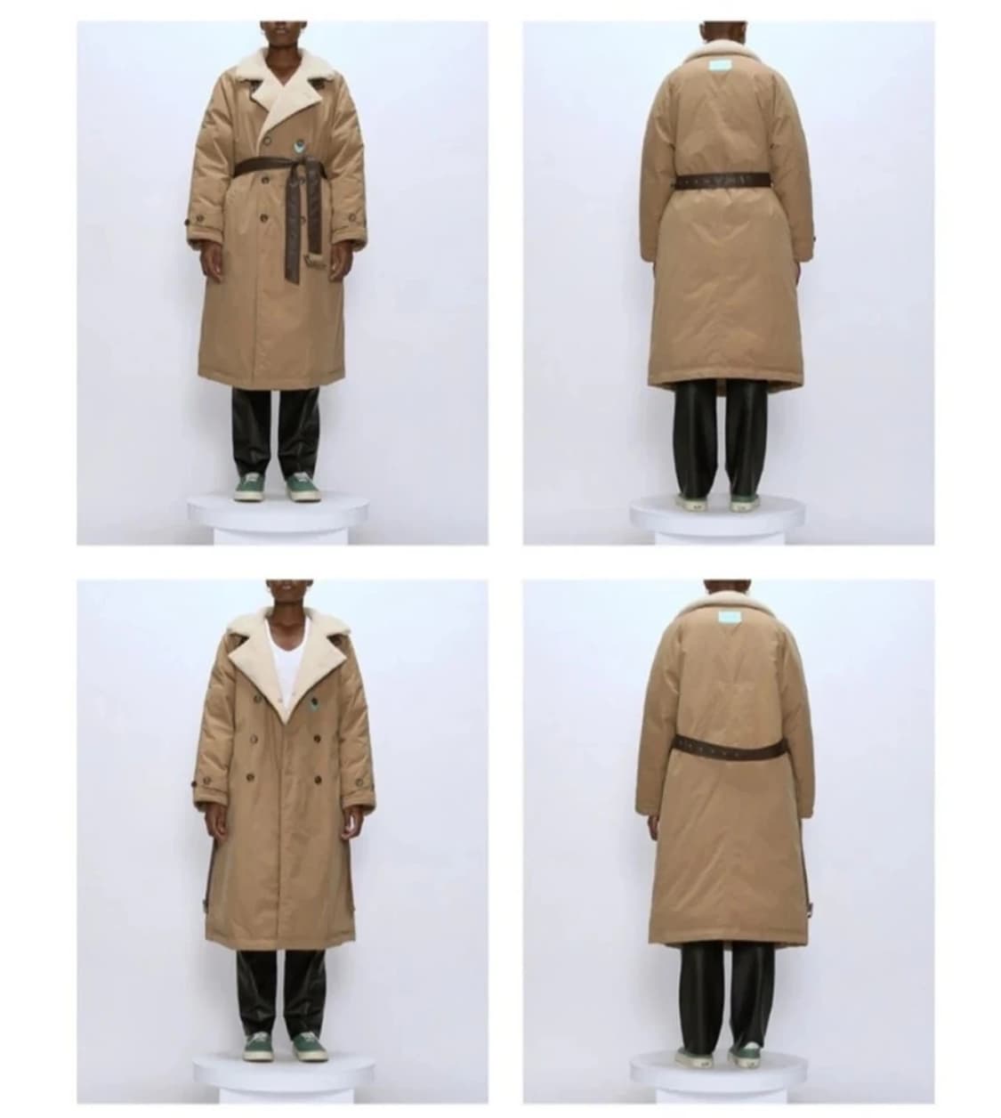 인스턴트펑크 20FW 덕다운 무스탕 롱 코트 PN7843 상품이미지2