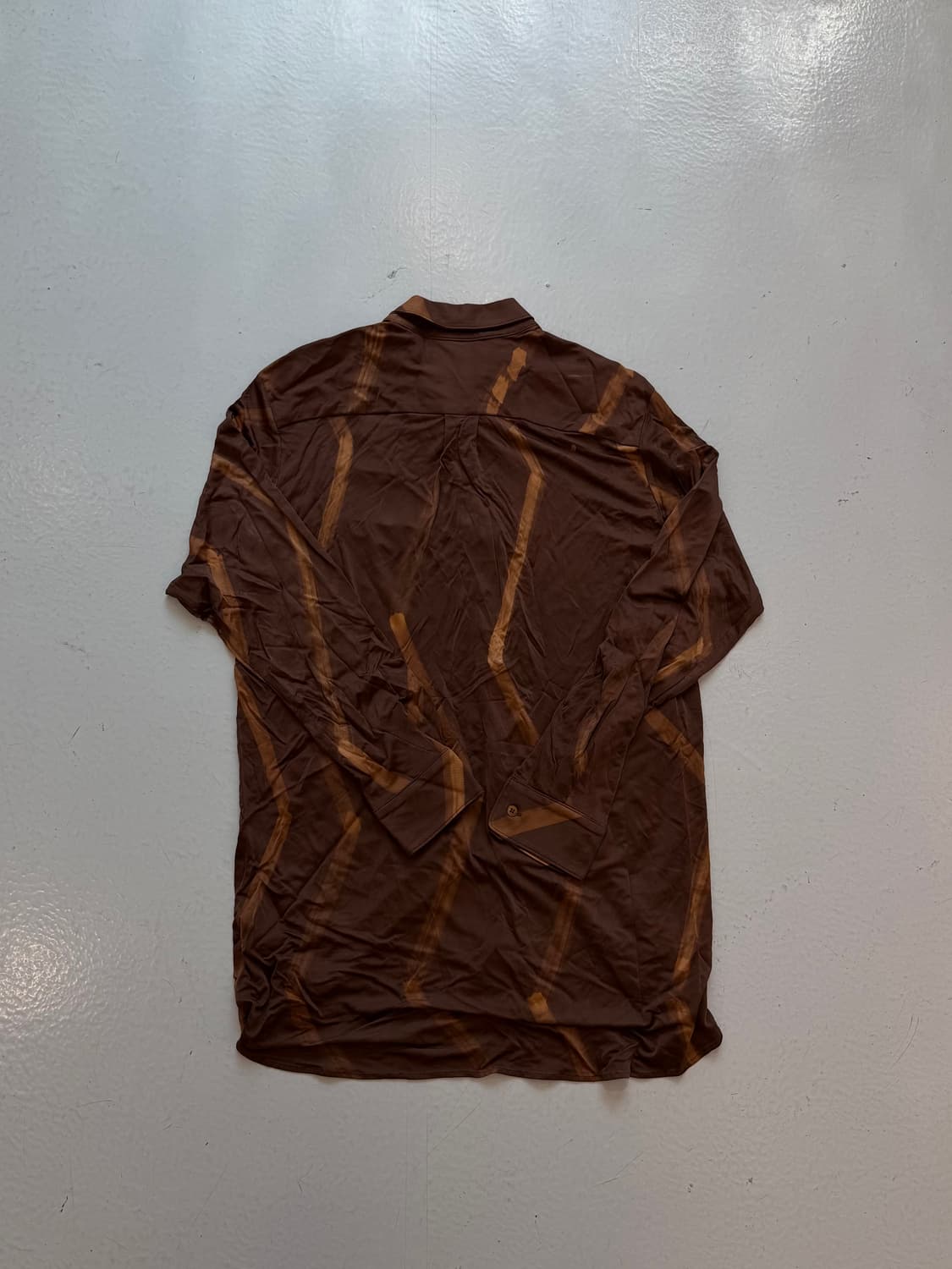 Magliano Brown Zigzag Dye Shirt 상품이미지3