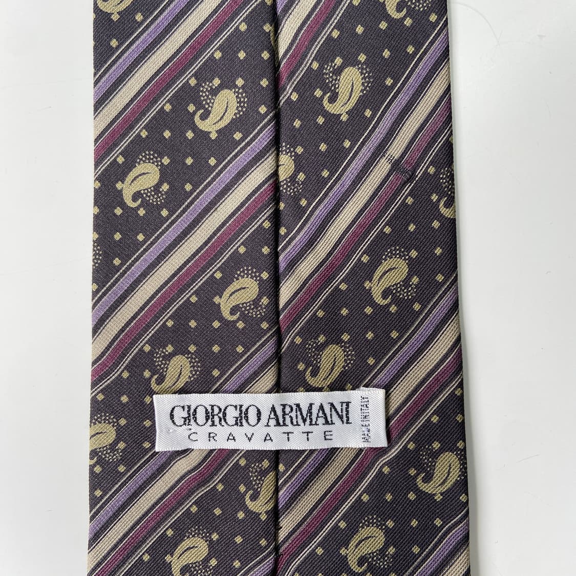 조르지오 알마니 페이즐리 명품 정품넥타이(ARMANI) 상품이미지9