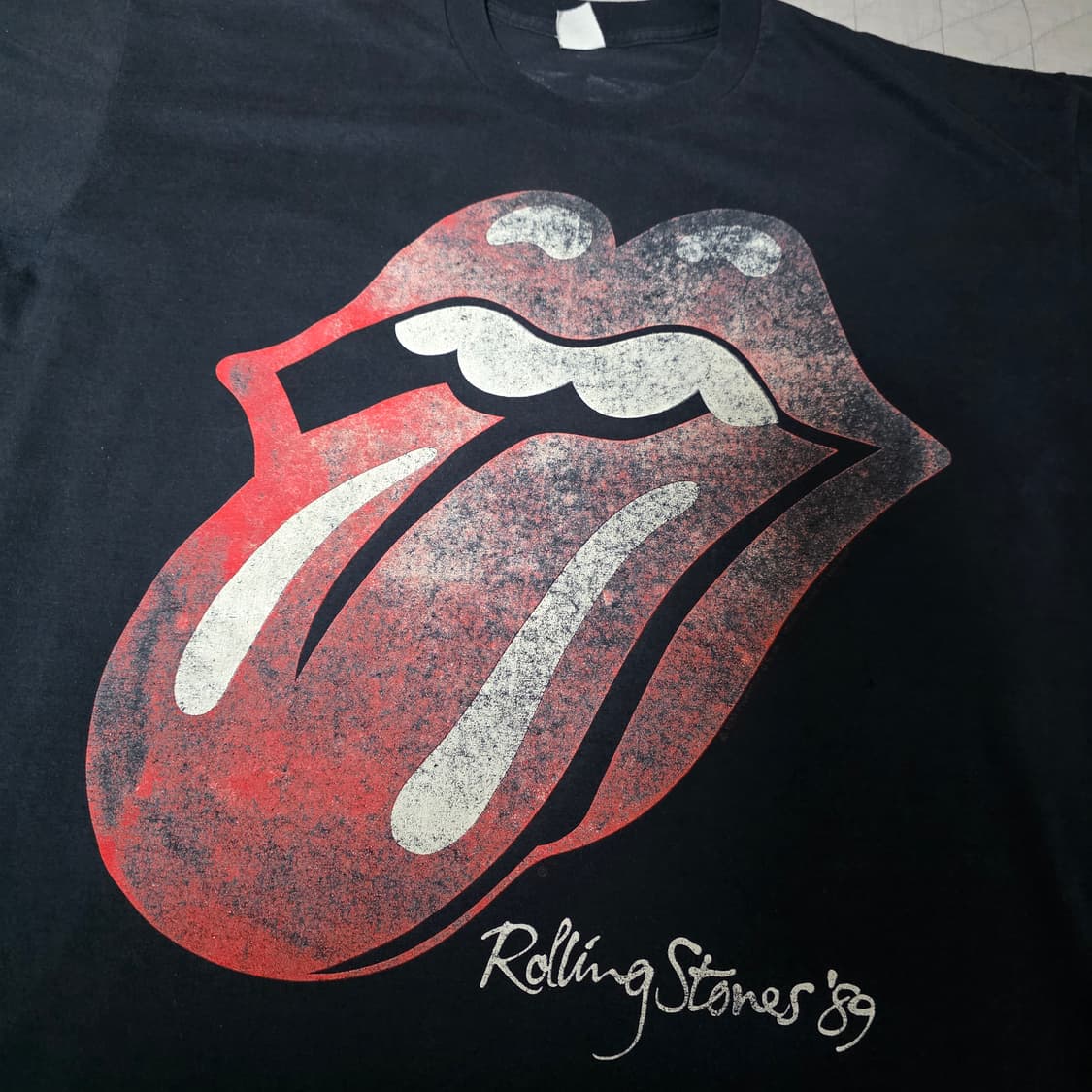 [OS] 80s 롤링스톤즈 1989 밴드티 ver. 페이딩 상품이미지2