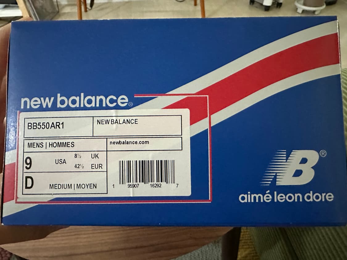 에임 레온 도르 뉴발란스 550 퍼플 사이즈 270 / US9 상품이미지5