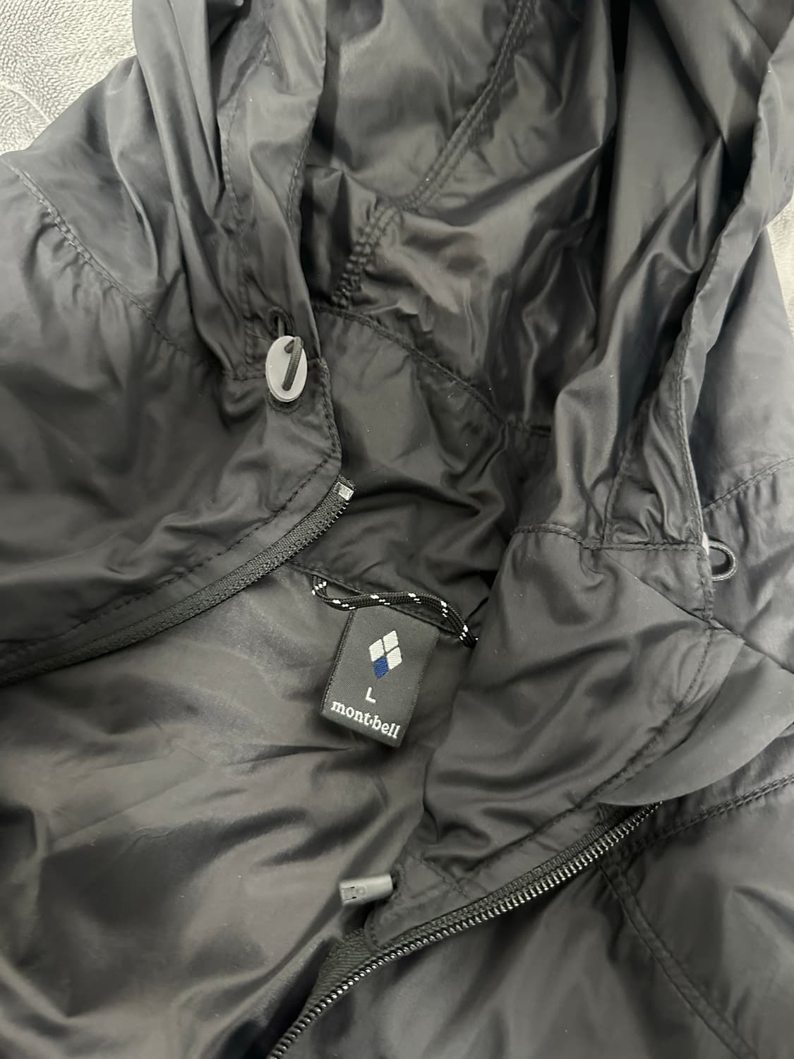 [L] 몽벨 윈드블라스트 후드 블랙 상품이미지4
