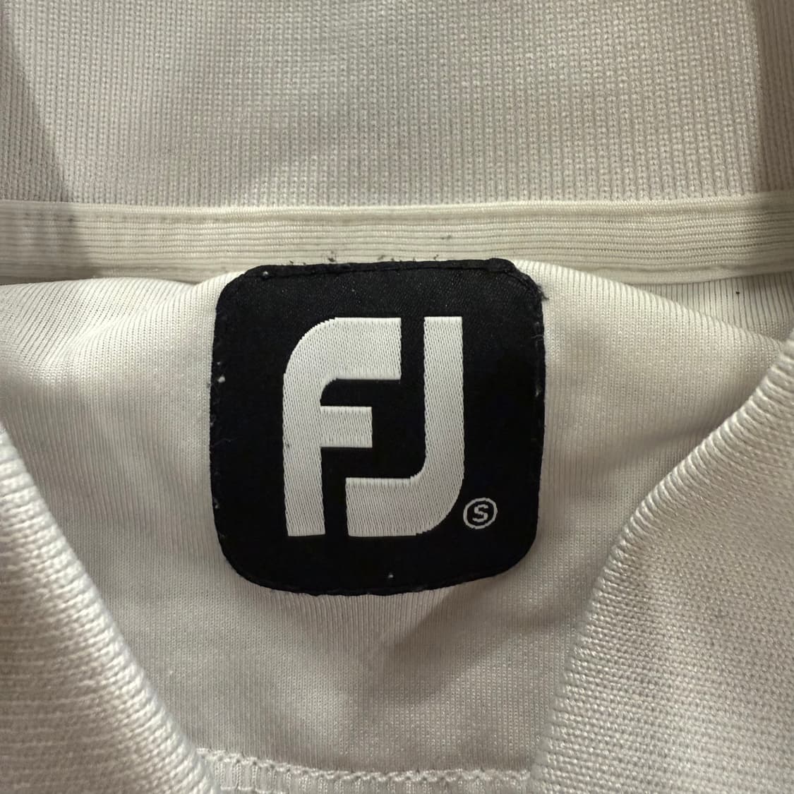 [정품/S] FJ 풋조이 화이트 블루 골프 폴로셔츠 b14 상품이미지4