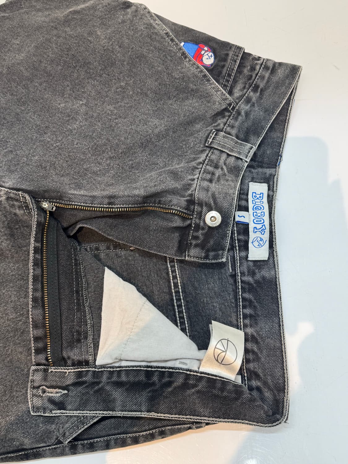 [레어] 폴라스케이트 빅 보이 워크 팬츠 워시드 블랙 S 상품이미지3