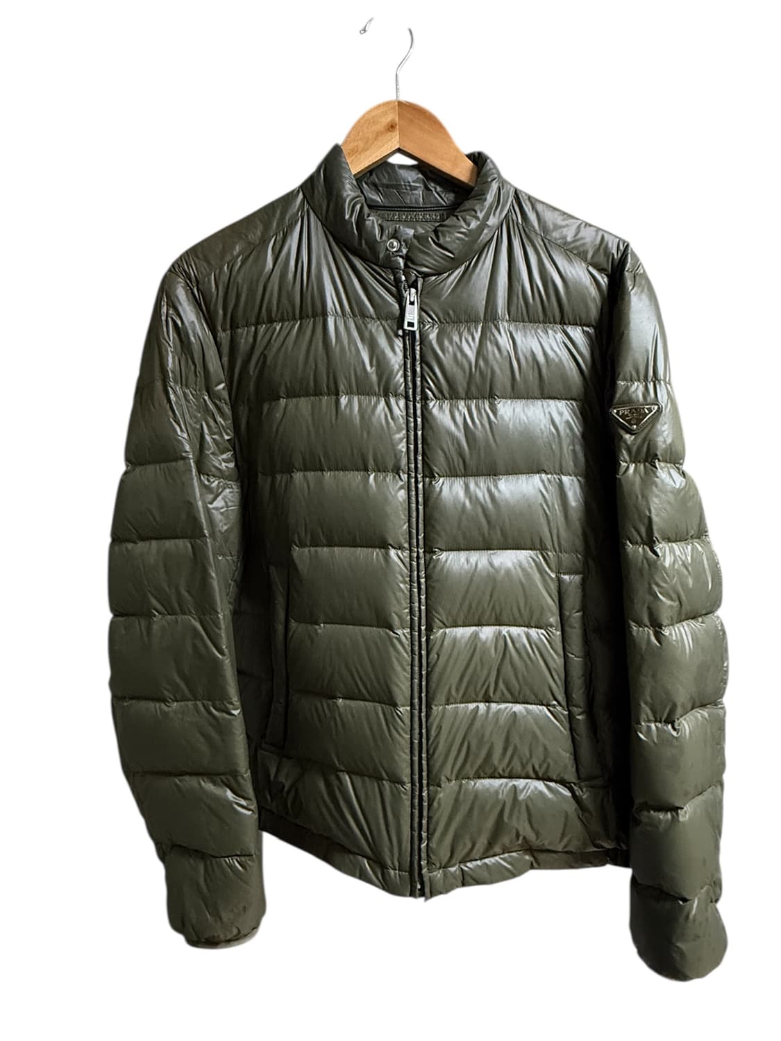 [48] 프라다 경랑패딩 카키 상품이미지3