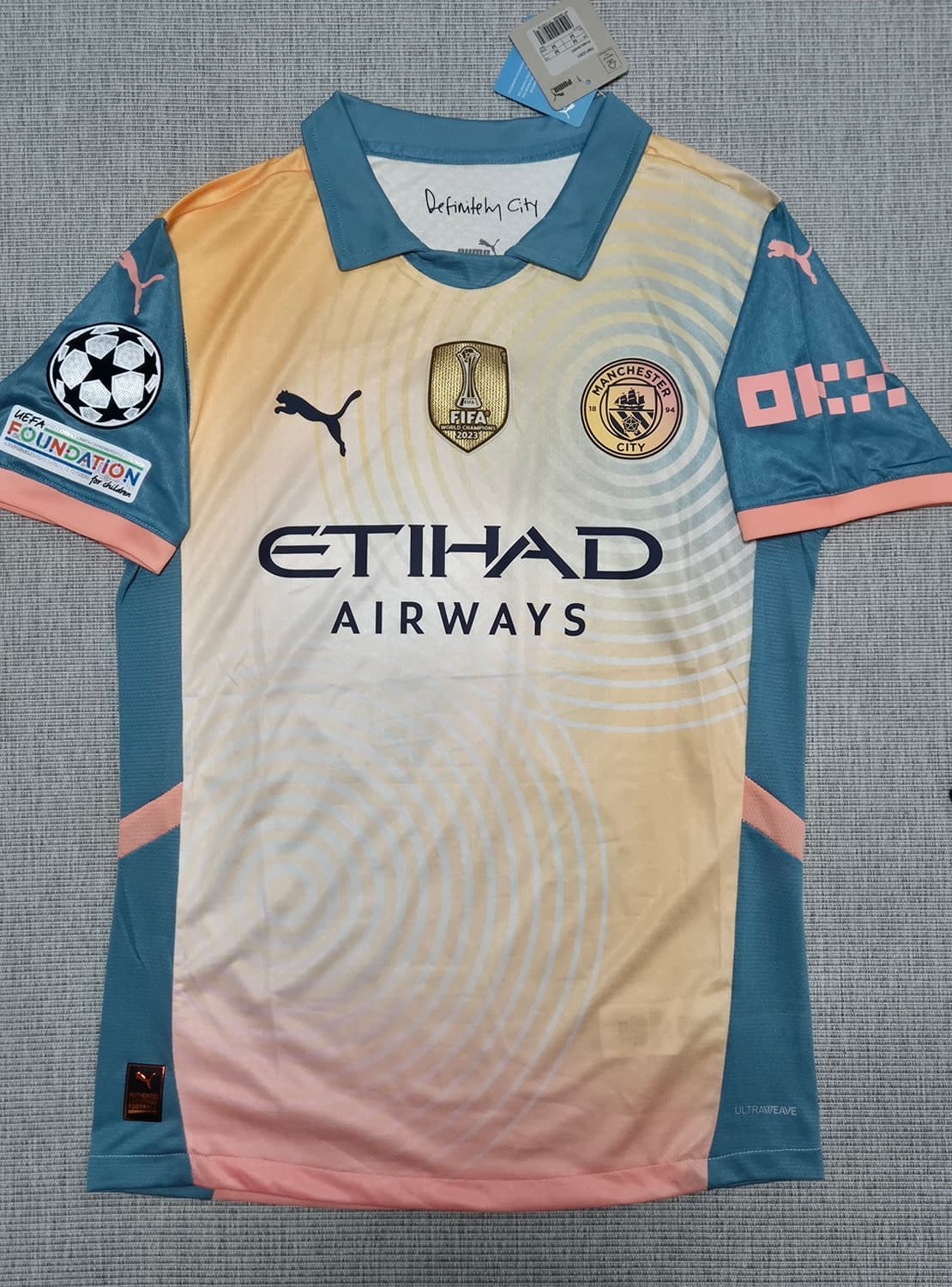 맨체스터 시티 케빈 더브라위너 유니폼 M사이즈 상품이미지2