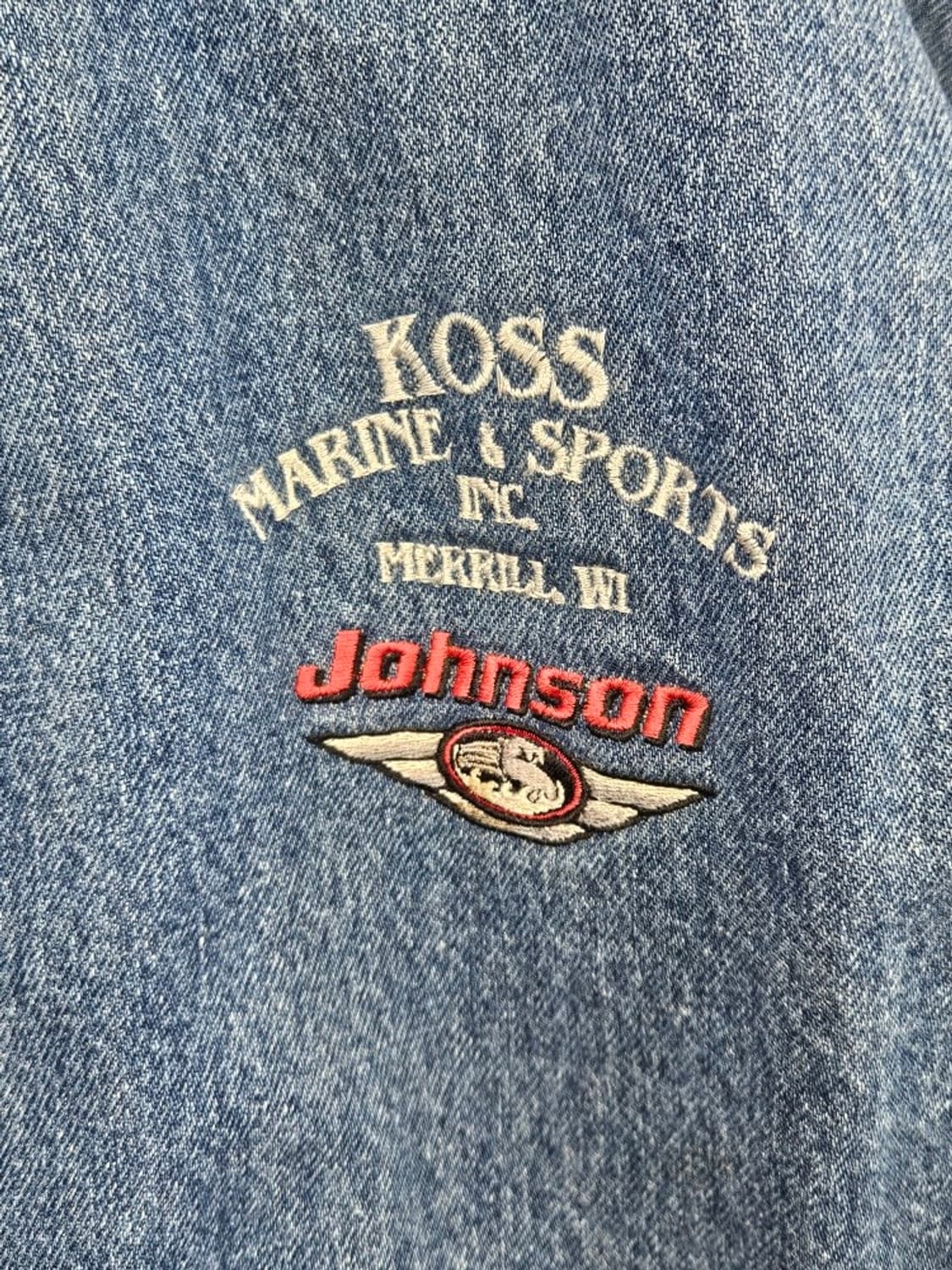 ID WEAR 코튼 데님 바시티 자켓 ( XL ) / 11581 상품이미지8