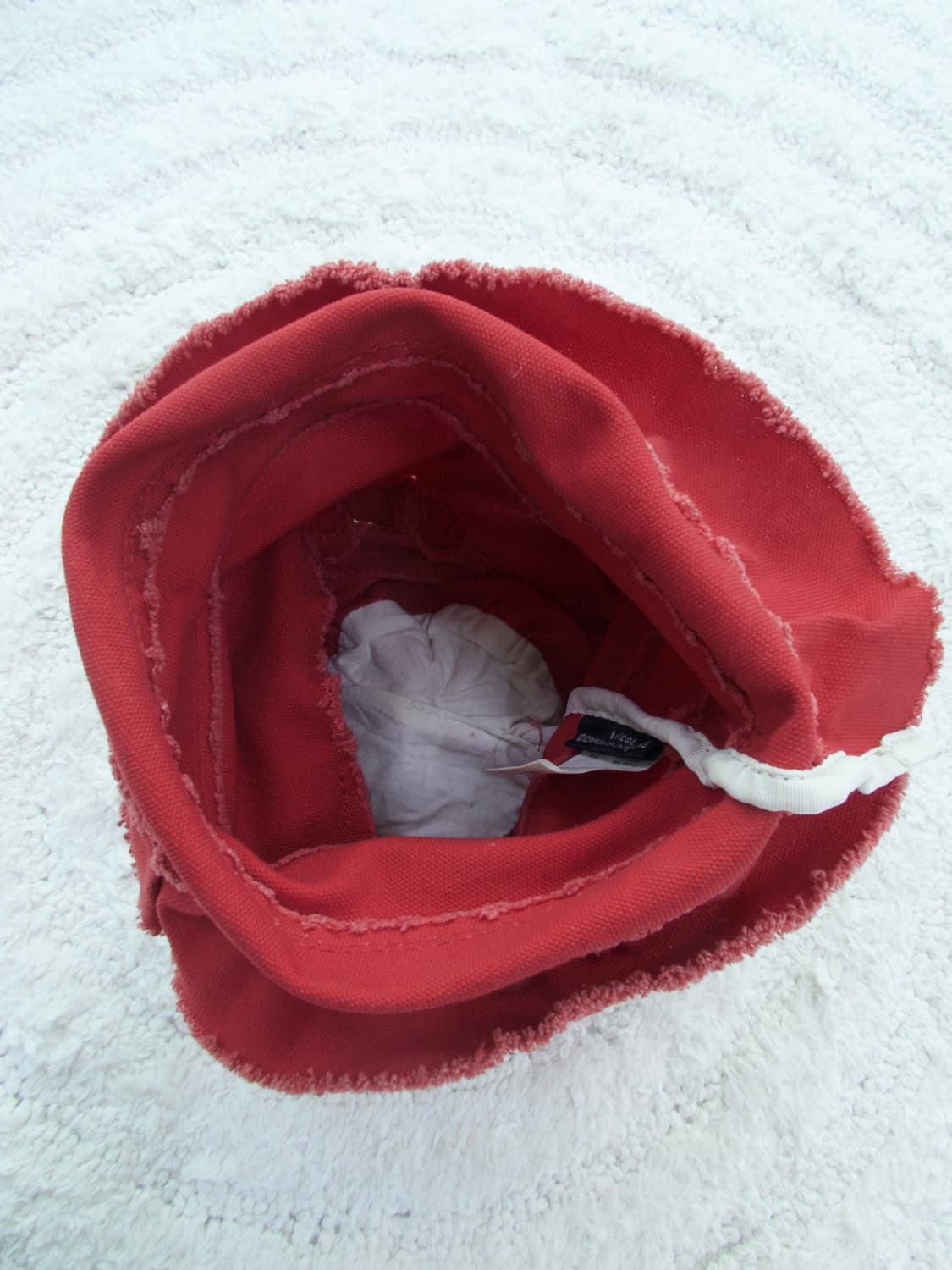 꼼데가르송 레드 토트백 상품이미지7