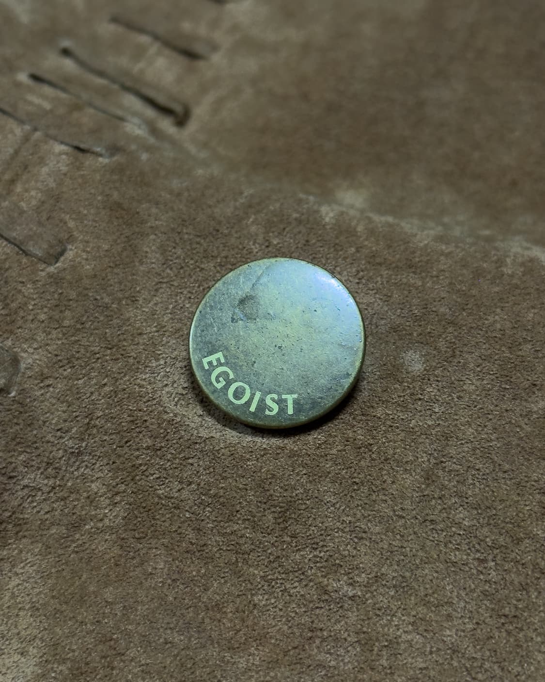 {EGOIST} Pig Suede Leather Double Jacket 상품이미지6