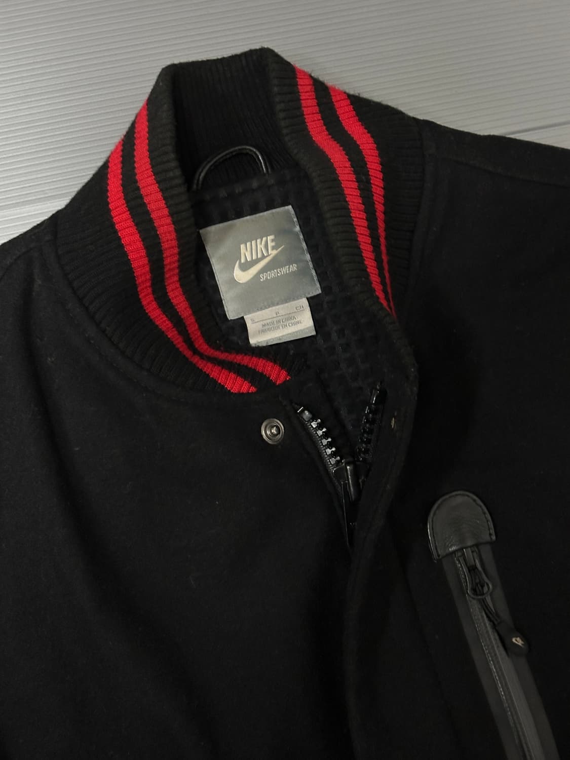 나이키 NSW 스타디움 바시티 자켓 블랙 S 상품이미지5