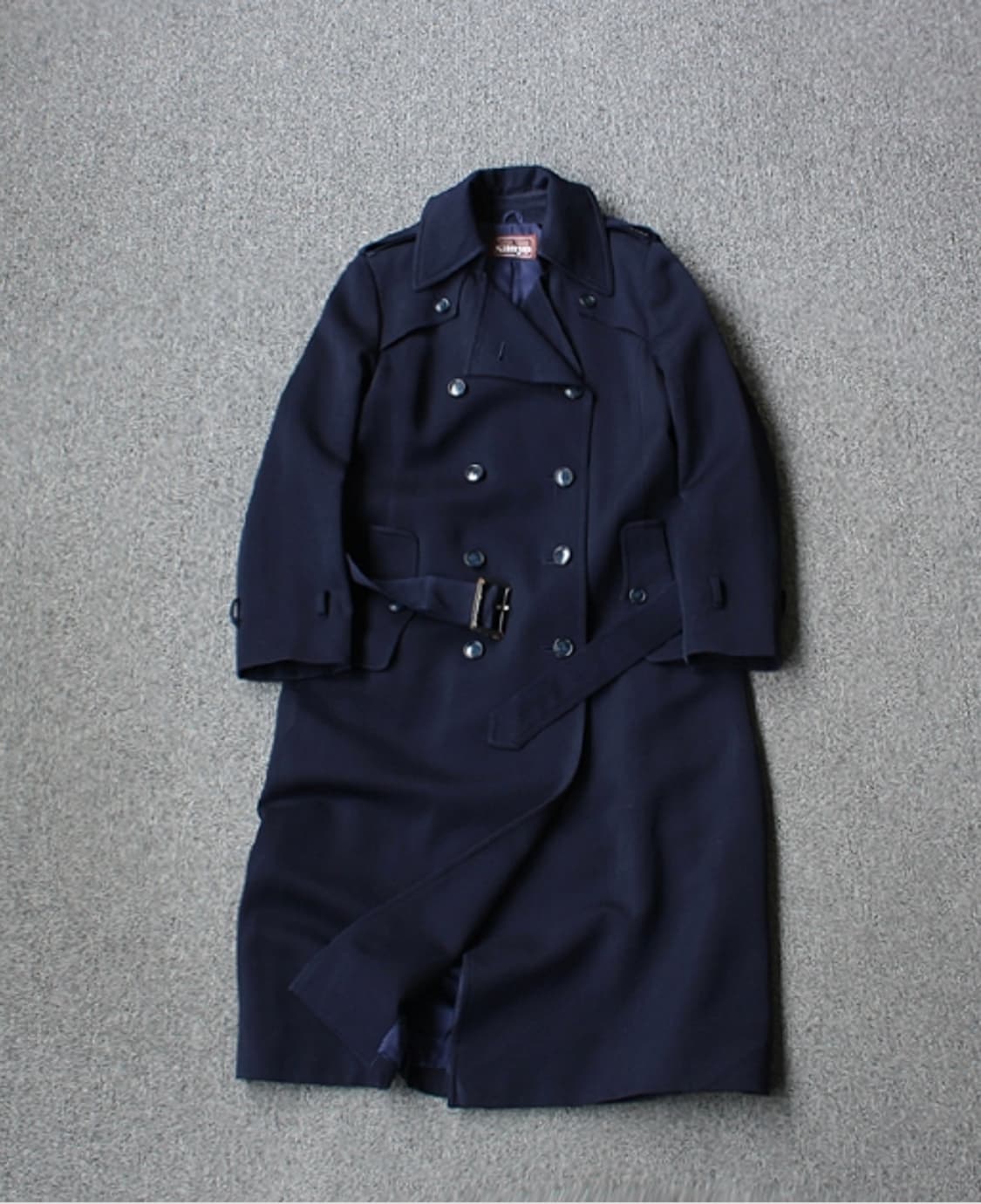 Sanyo 네이비 트렌치코트 상품이미지1