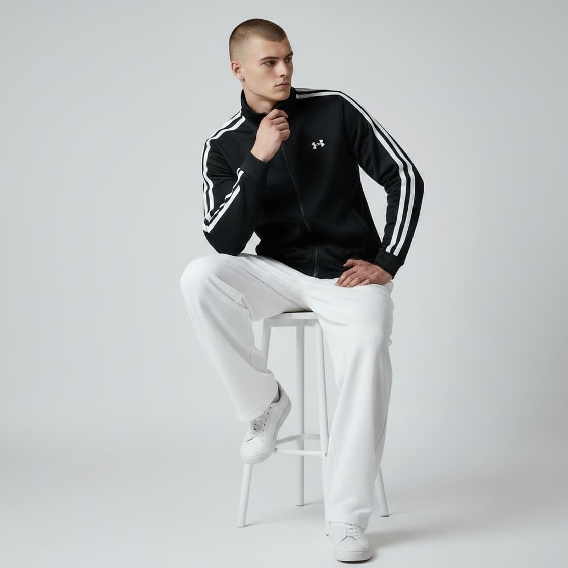 [M] Underarmour 언더아머 사이드라인 트레이닝 집업 져지 상품이미지3