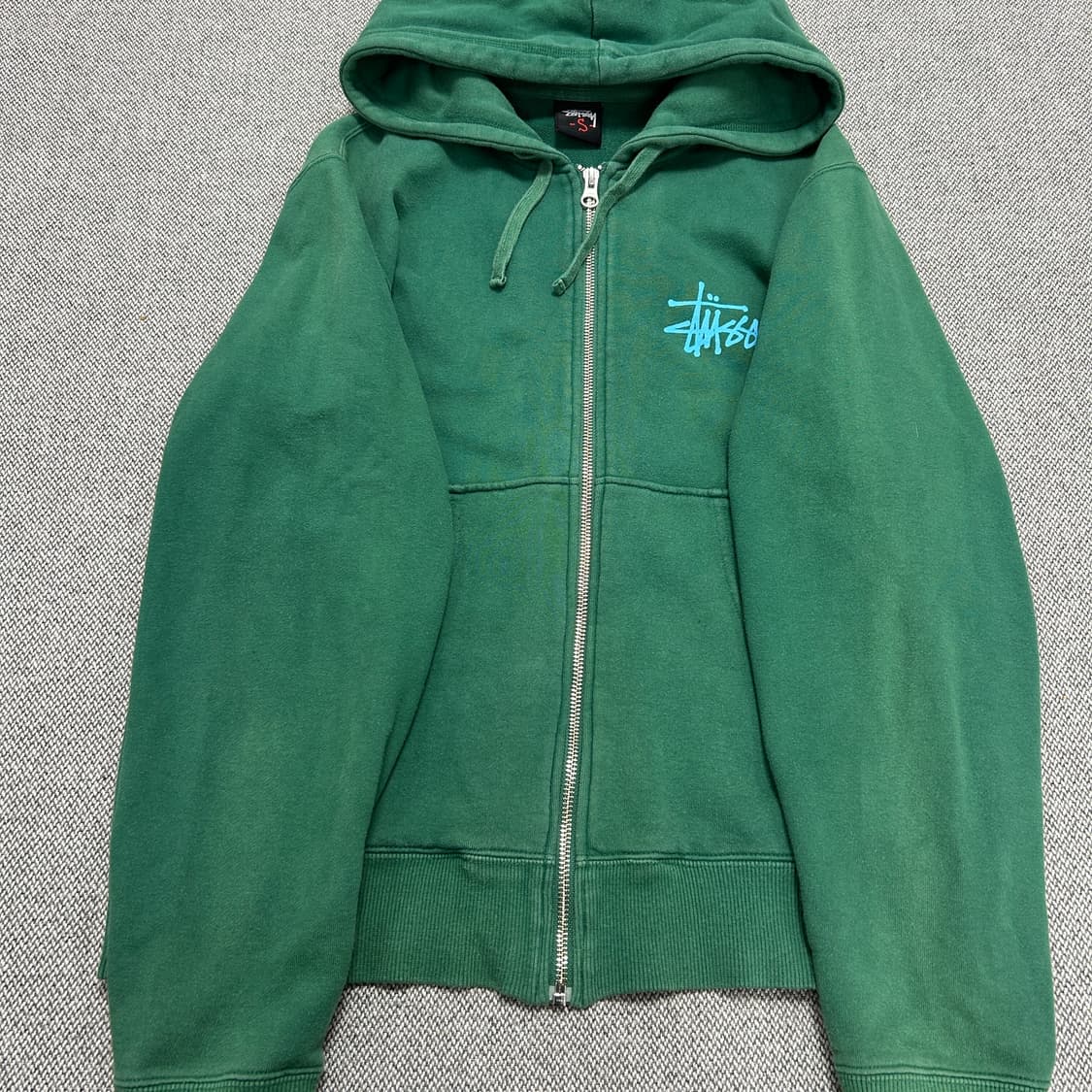 스투시 올드 빈티지 스탁로고 후드집업(S) 상품이미지8