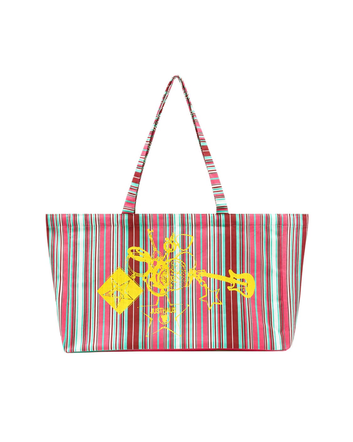 justhaus big tote bag (multi stripe) 상품이미지1