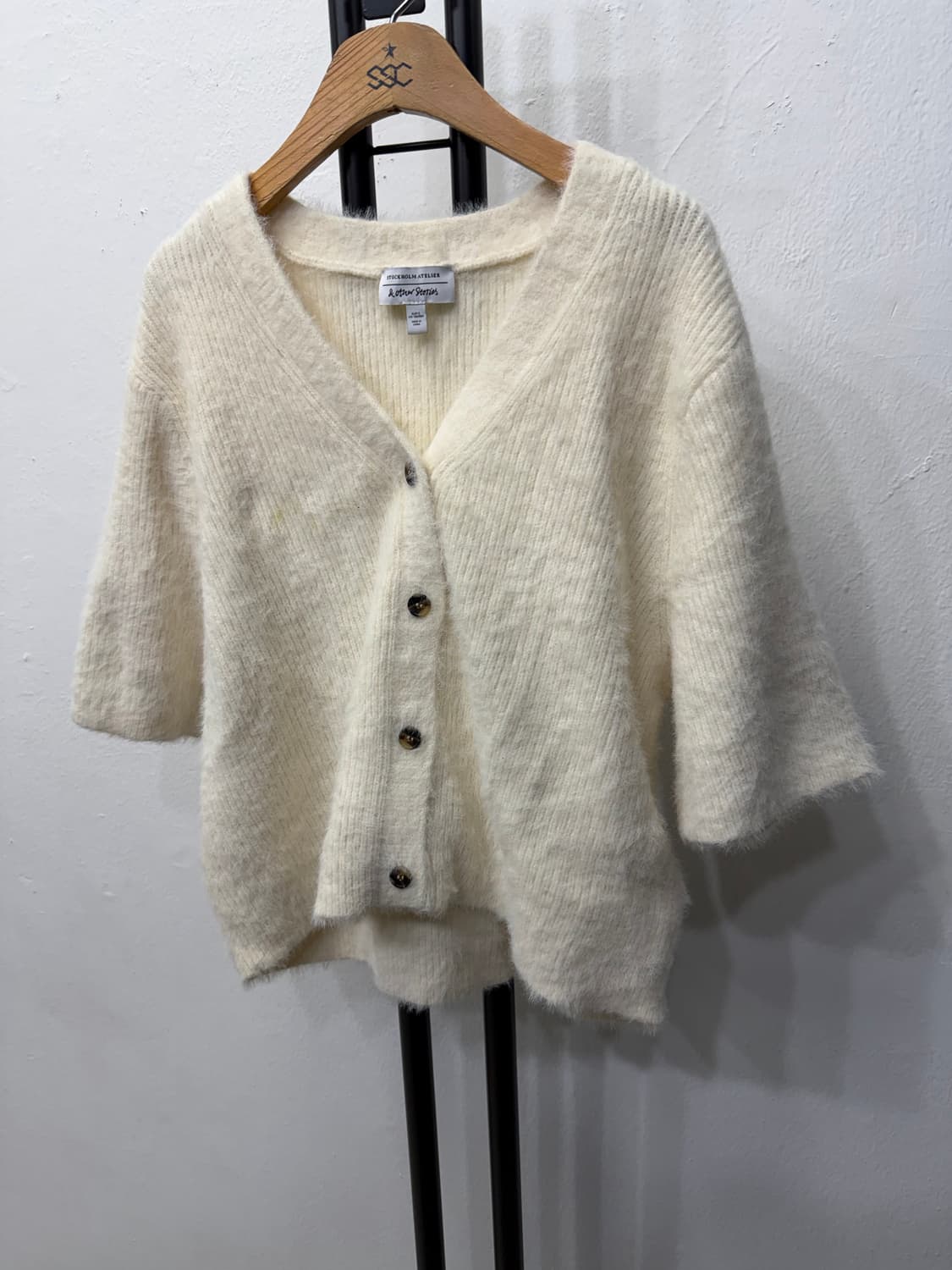 정품) 앤아더스토리즈 여성 아이보리 가디건 S 상품이미지3