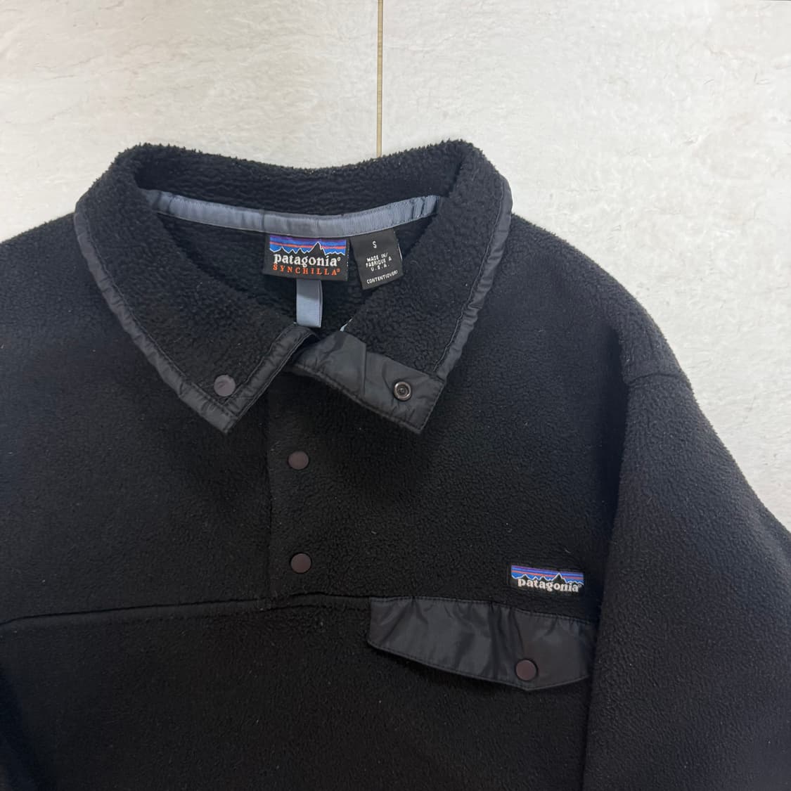 파타고니아 신칠라 블랙 made in usa (s) 상품이미지2
