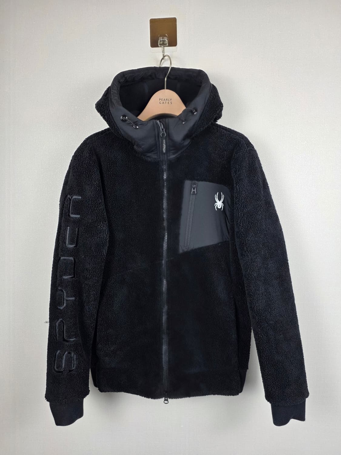 SPYDER 스파이더 롱헤어 후리스 자켓 블랙 S 상품이미지1