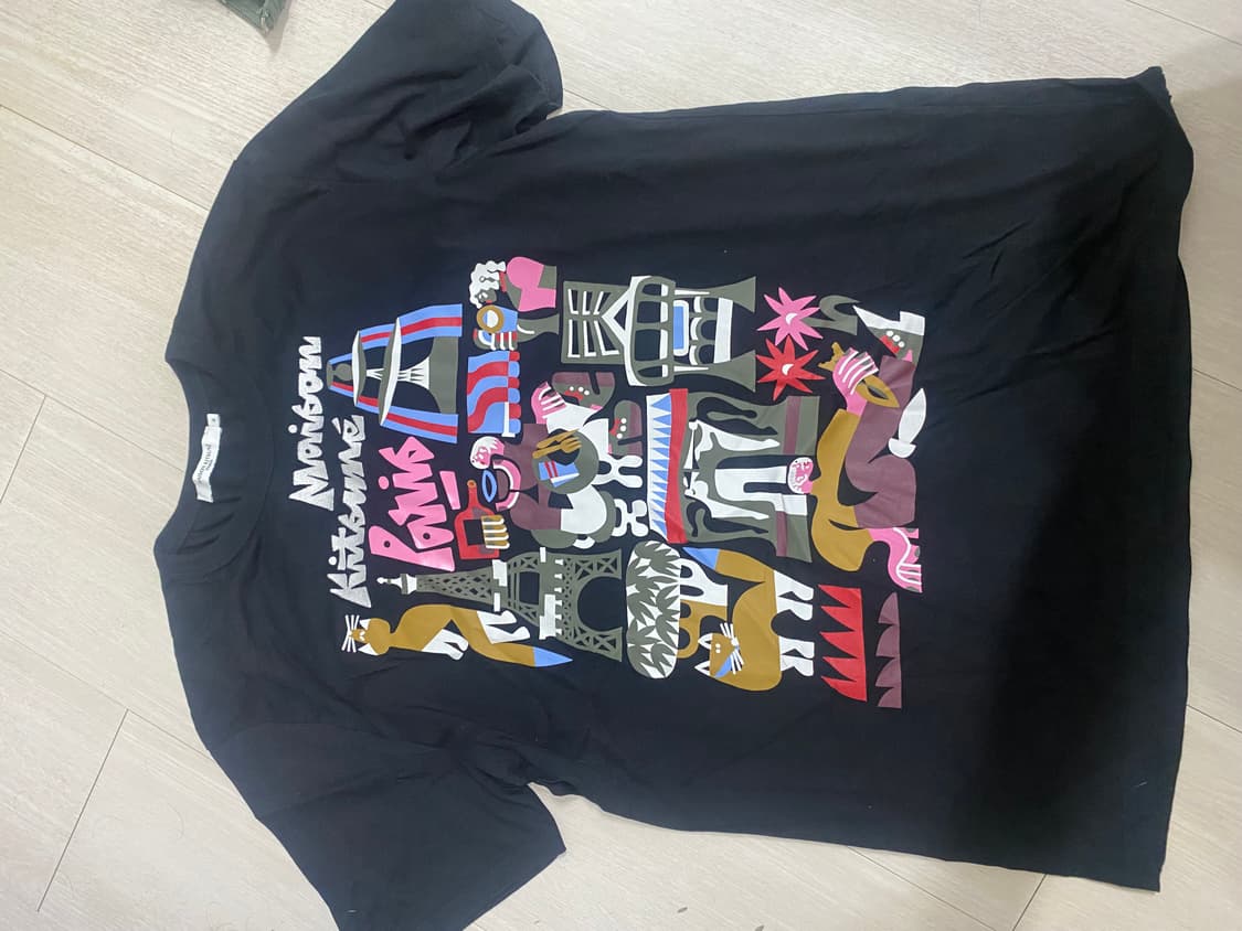 메종키츠네 파리 그래픽 반팔 판매합니다 상품이미지1