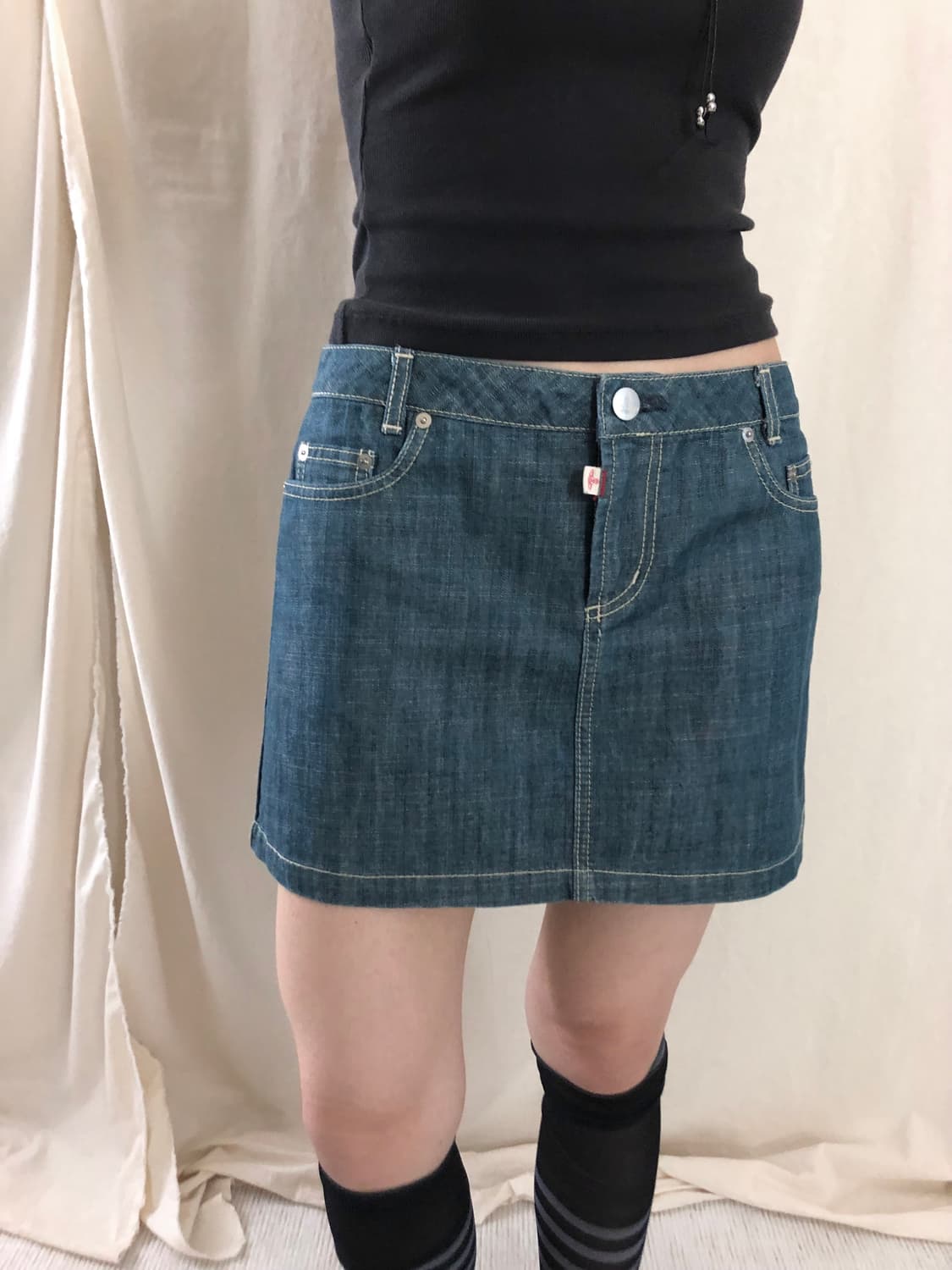 Vivienne Westwood 레드라벨 데님 스커트 상품이미지2