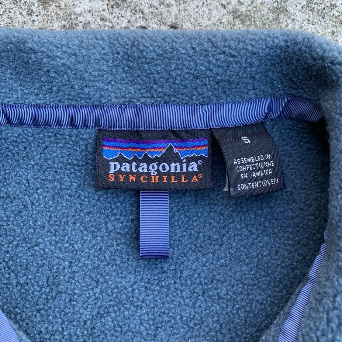 03FW 파타고니아 신칠라 스냅-T 더스티메사블루/퍼플 자메이카 상품이미지4