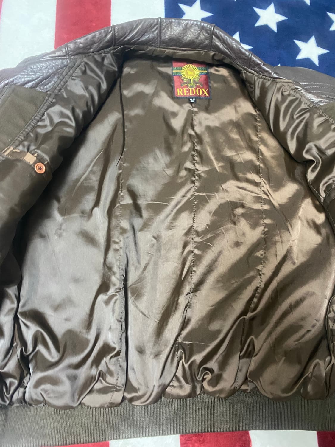 90s 빈티지 레드옥스 양가죽 자켓 상품이미지4