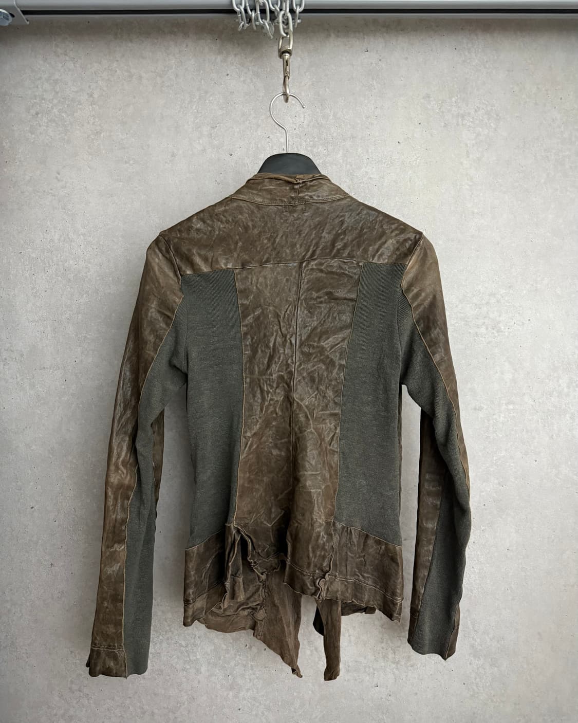 Transit crinkle leather jacket 상품이미지4