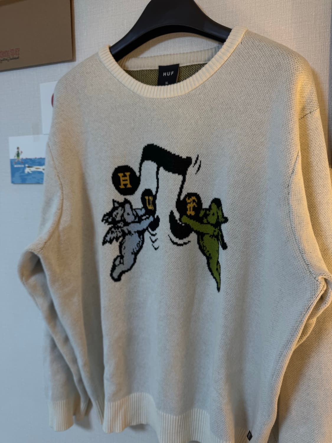 [XL]HUF 허프 니트 아이보리 상품이미지2