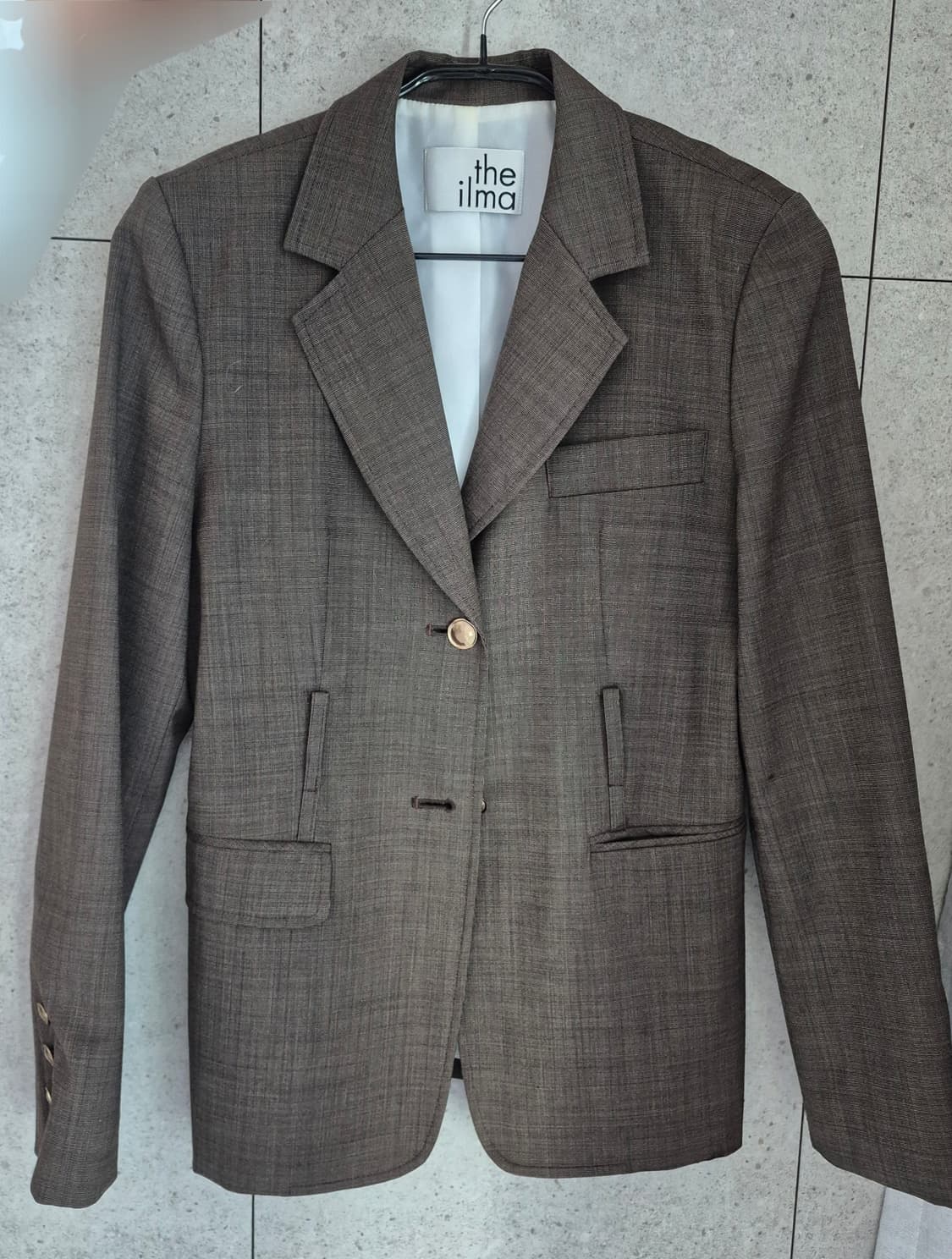 더 일마 체크 블레이져 자켓 상품이미지1