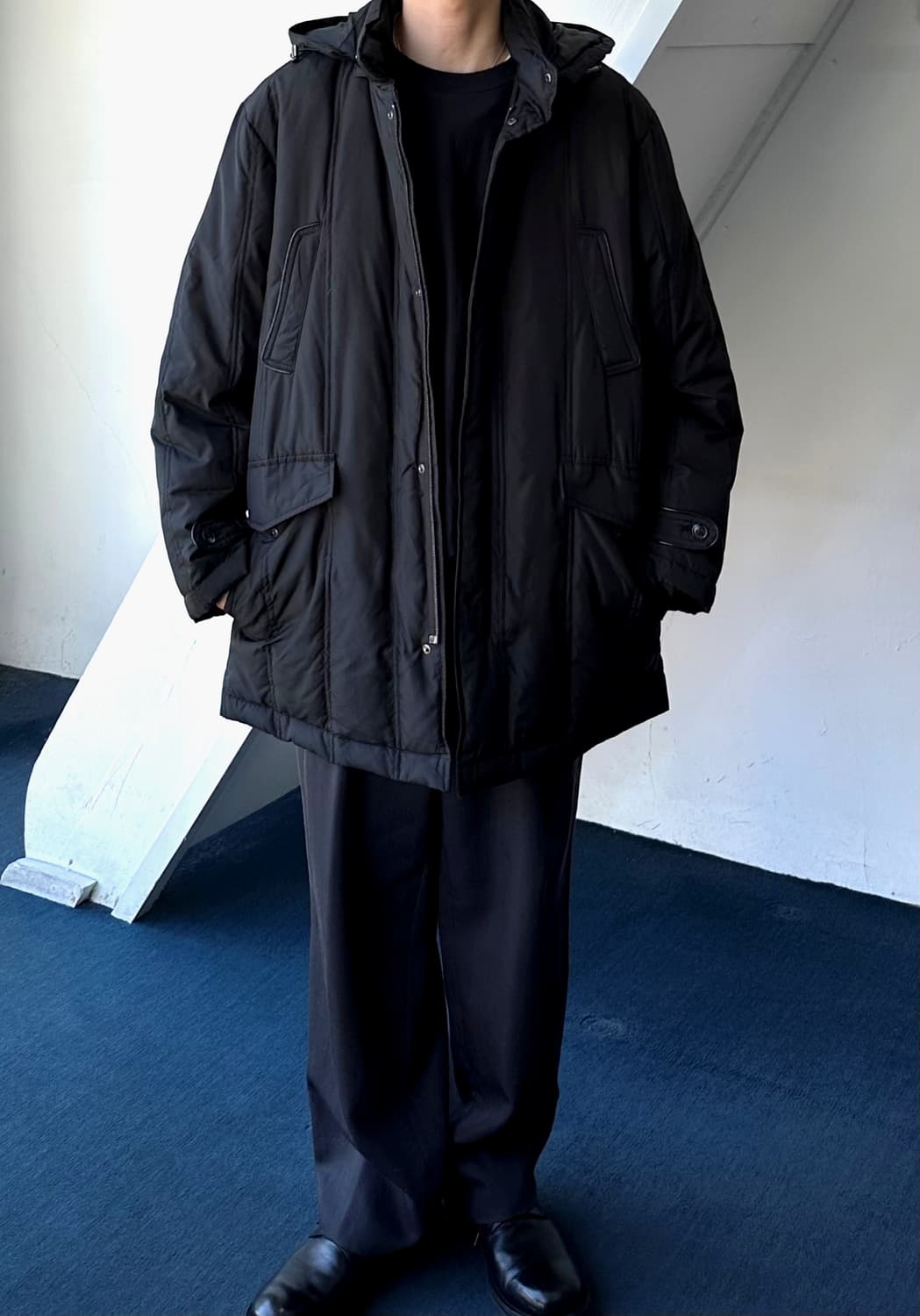Down padded design coat 상품이미지6
