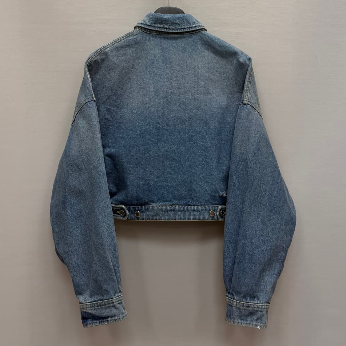 프라다 크롭 오가닉 데님 재킷 ( 크롭 여성 오버핏 ) 상품이미지4
