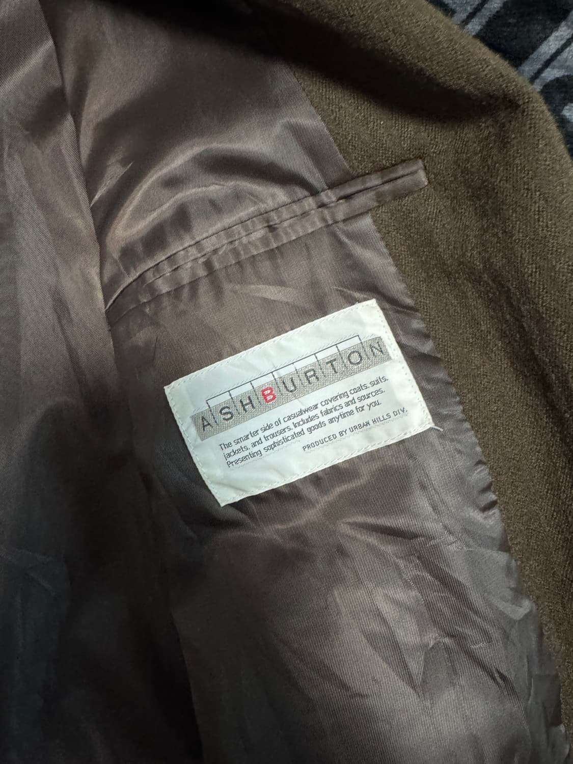 빈티지 싱글 브레스티드 쓰리 버튼 체스터 코트 다크 올리브 상품이미지6