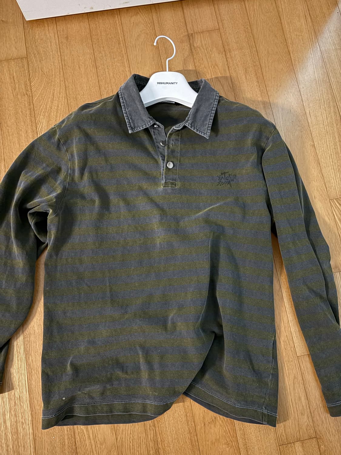 해칭룸 vtg 스트라이프 폴로티 yellow 상품이미지2