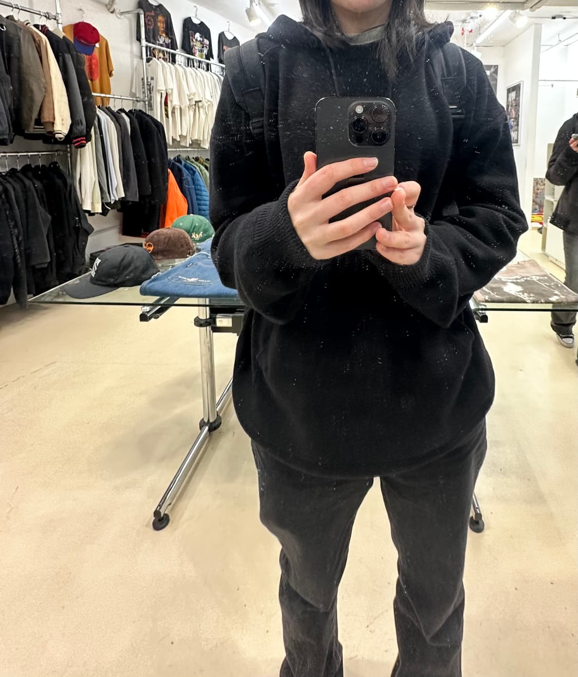 junj 니트 후드티 상품이미지5