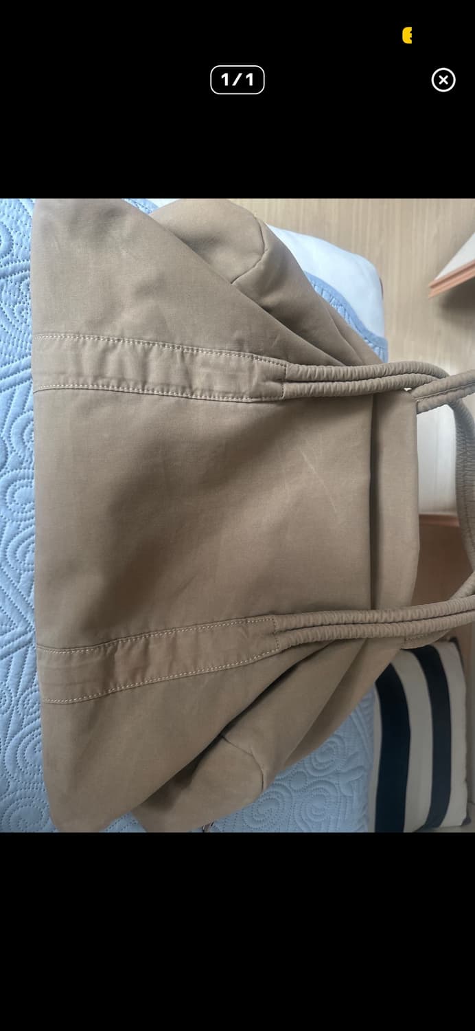 EE GARMENT DYED DUFFLE BAG (LARGE) BEIGE 상품이미지3