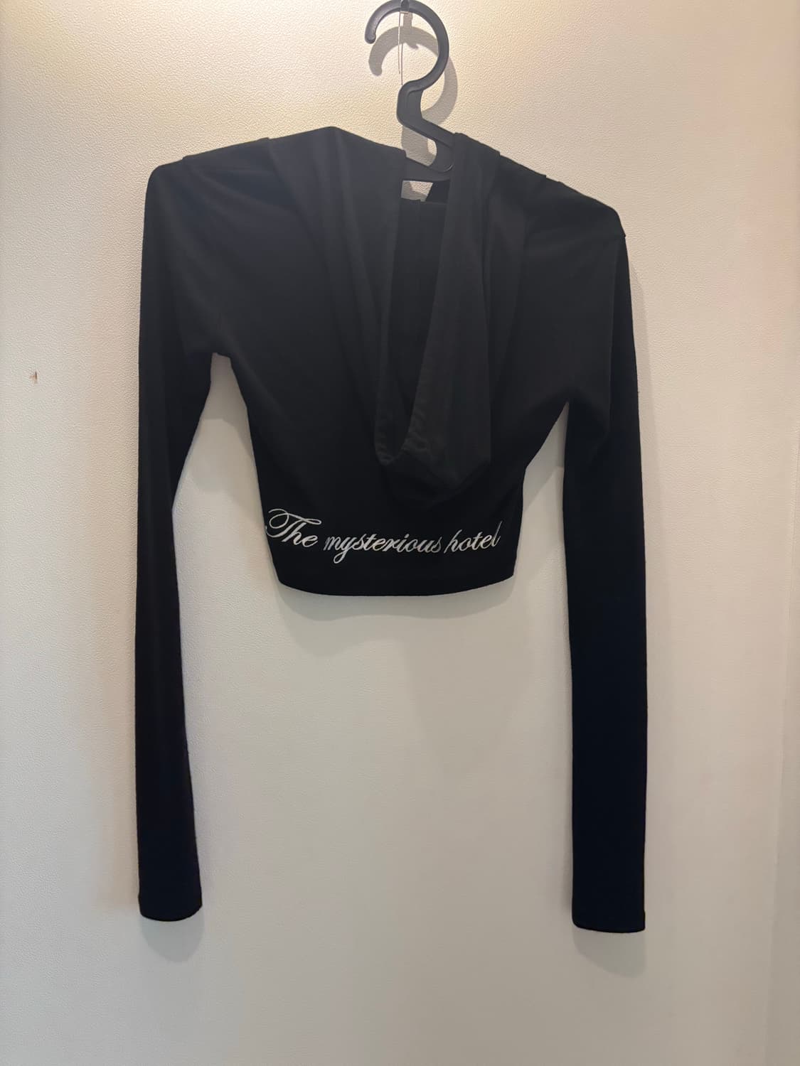 더 미스테리어스호텔 크롭후드티 상품이미지2