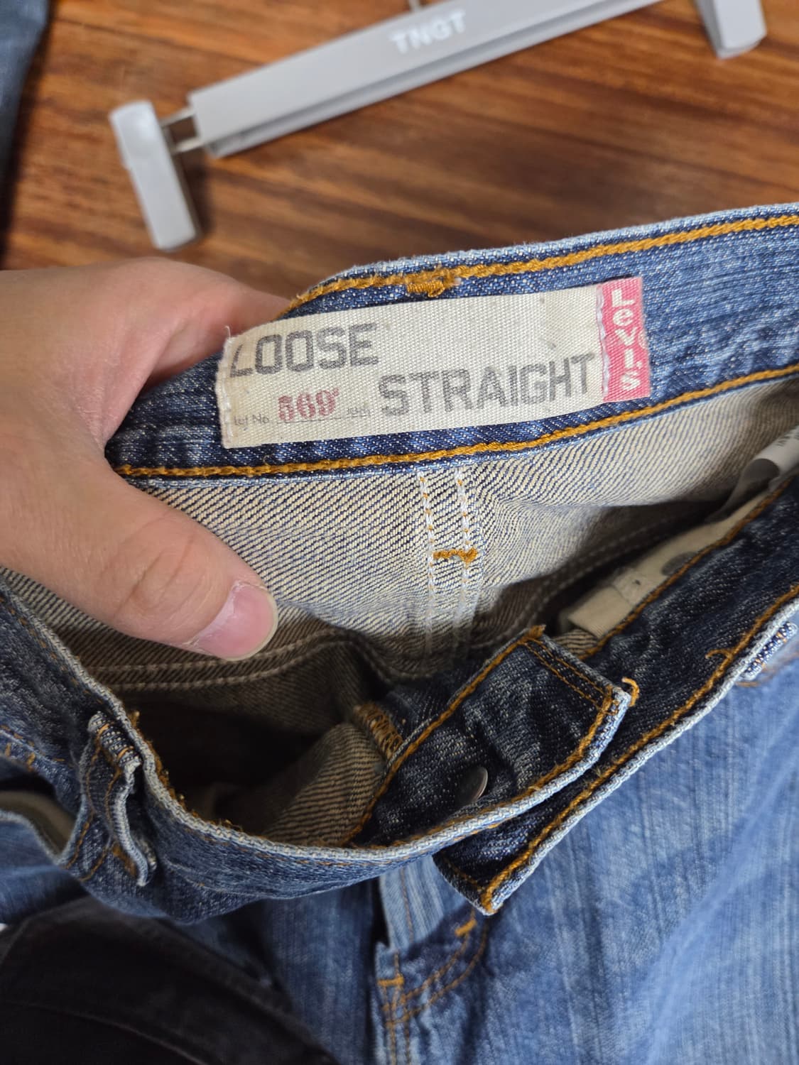 리바이스 루즈 스트레이트 569 데님팬츠 33 상품이미지4