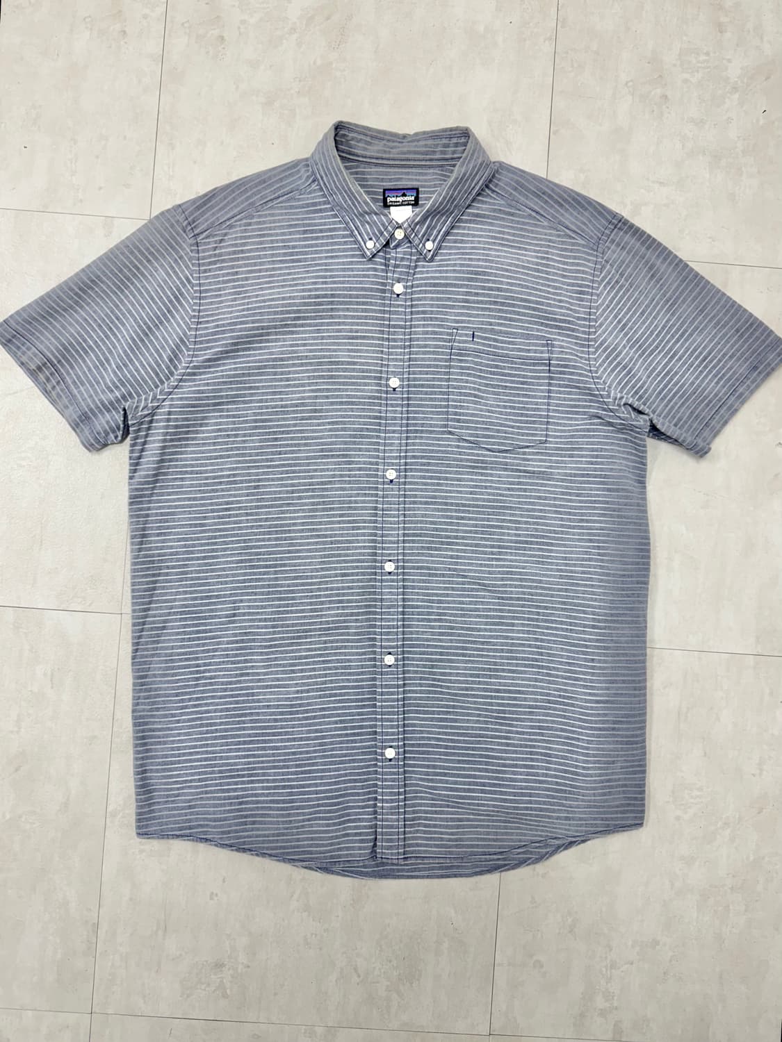 •파타고니아 오가닉 스트라이프 셔츠 상품이미지1