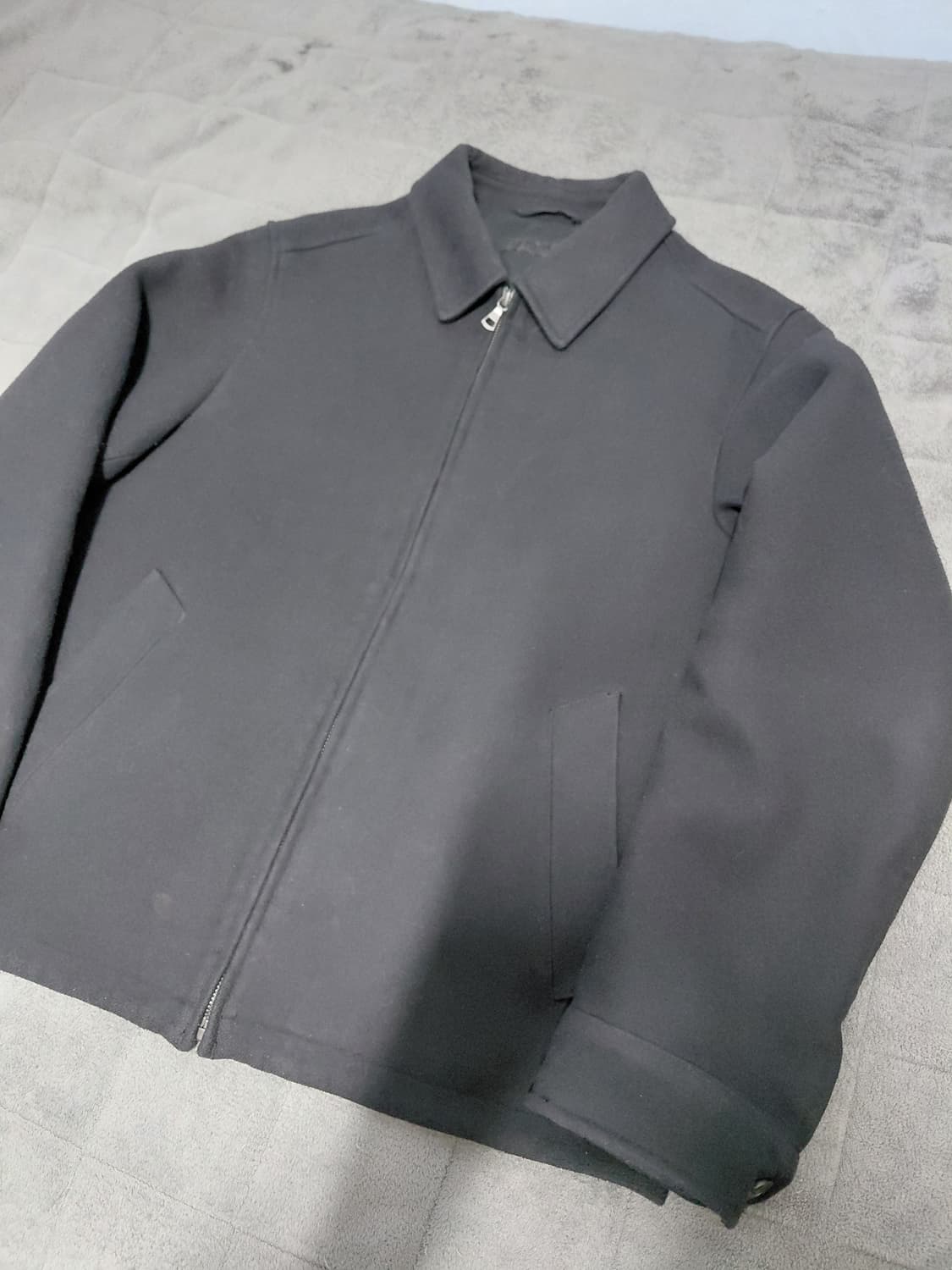 유니클로 싱글칼라쇼트블루종L 상품이미지2