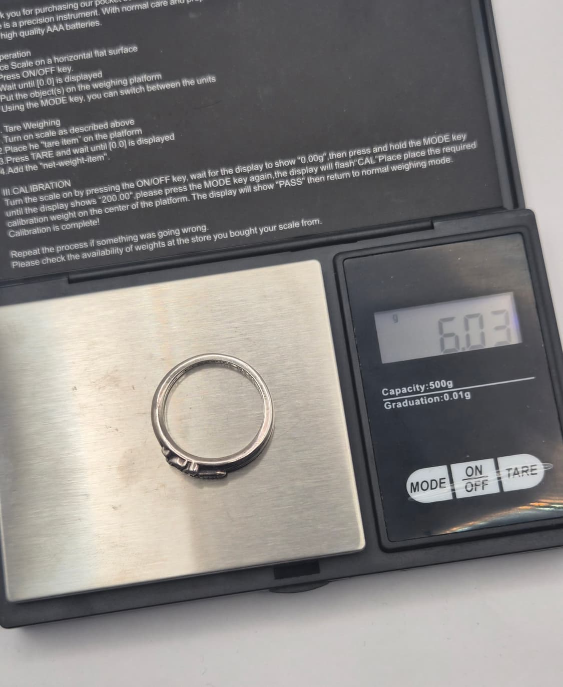 크롬하츠 정품 베이비 대거링 US12(kr26-7호) 풀구성 판매 상품이미지7