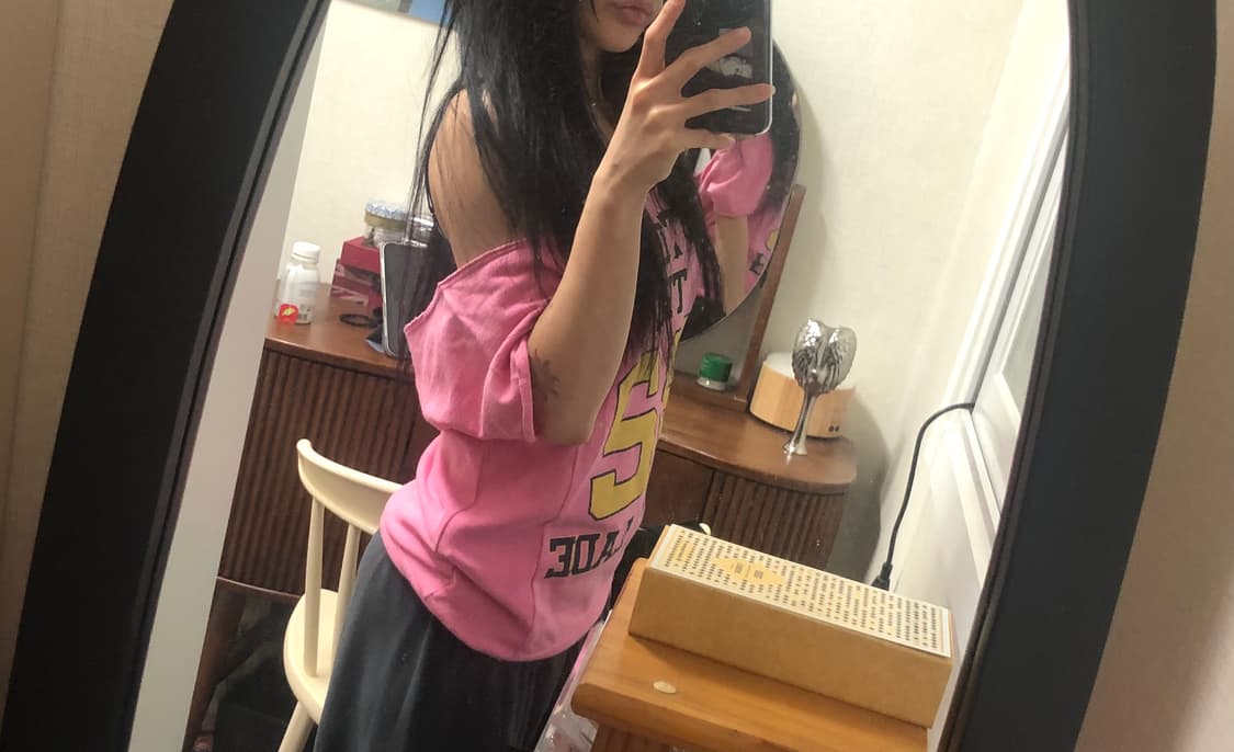 pinterest REDARK pink off shoulder top 상품이미지5