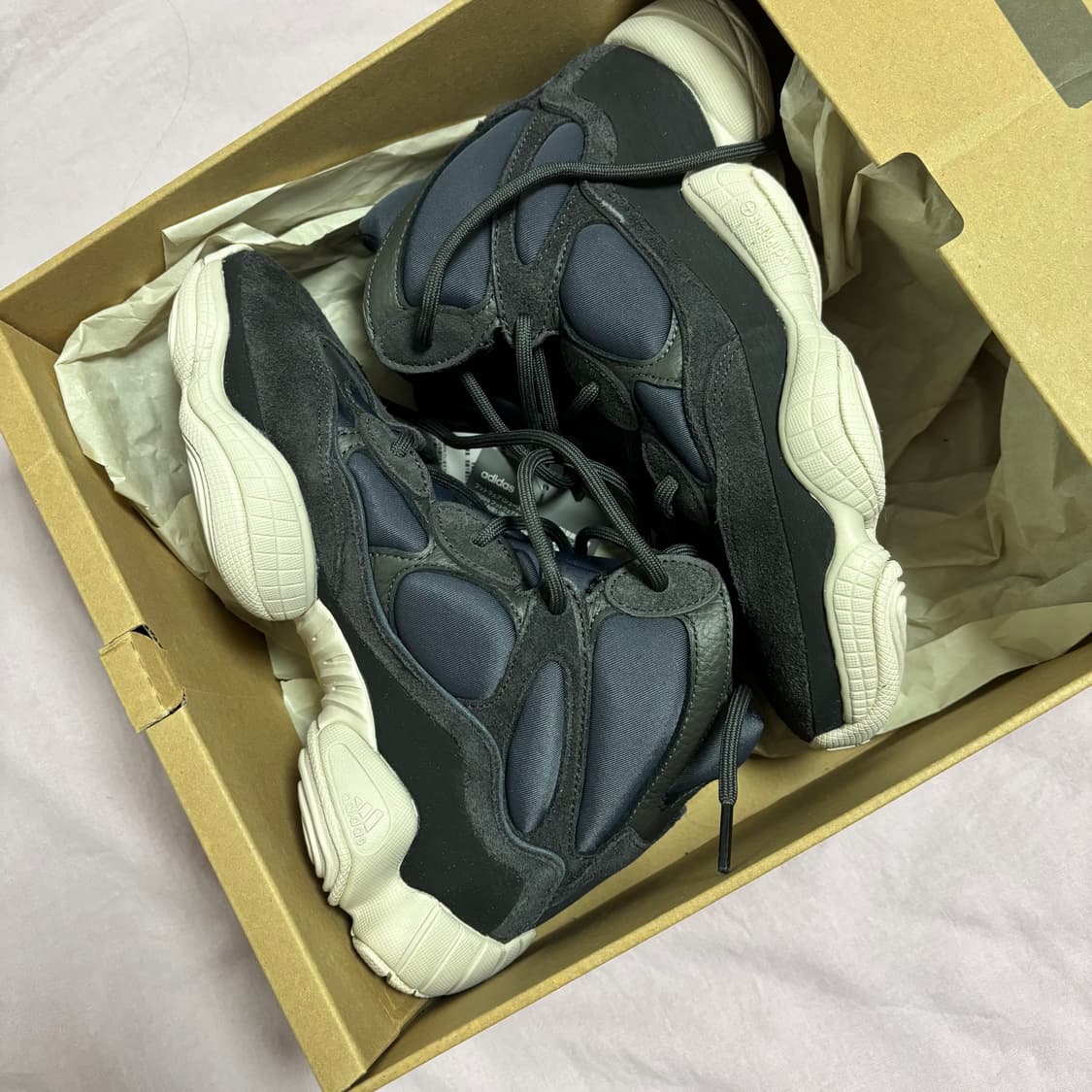 아디다스 이지500 하이 245 슬레이트 컬러 새상품 박스셋 상품이미지4