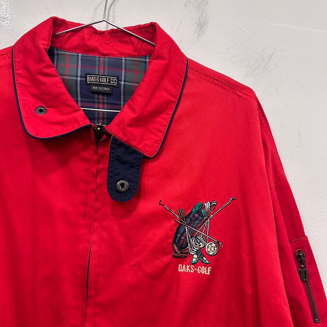 닥스 골프 빈티지 자수로고 코튼 봄버자켓 상품이미지1