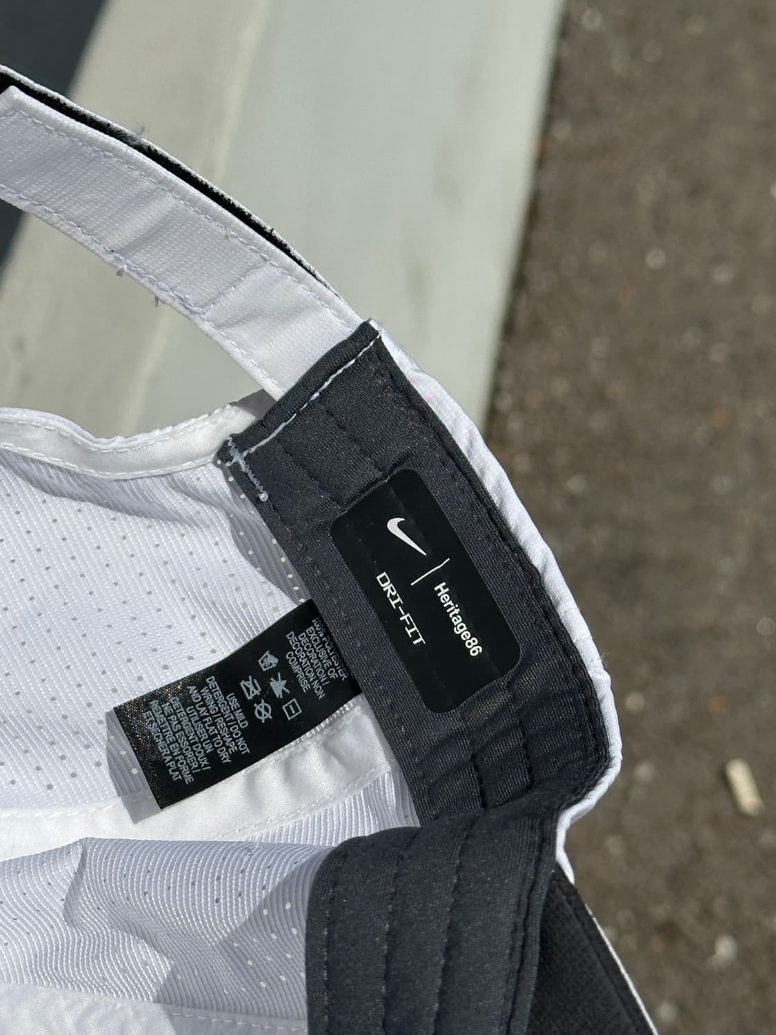 [M-L] 나이키 세븐일레븐 화이트 볼캡 모자 상품이미지6