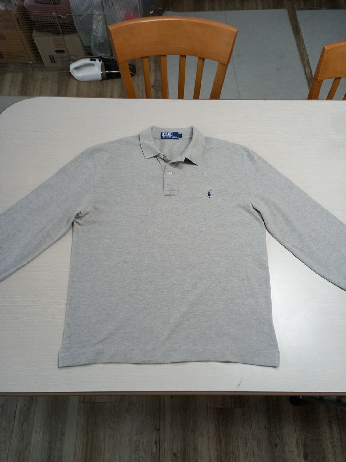 L100 POLO RALPH LAUREN 긴팔셔츠 그레이 L-689 상품이미지1
