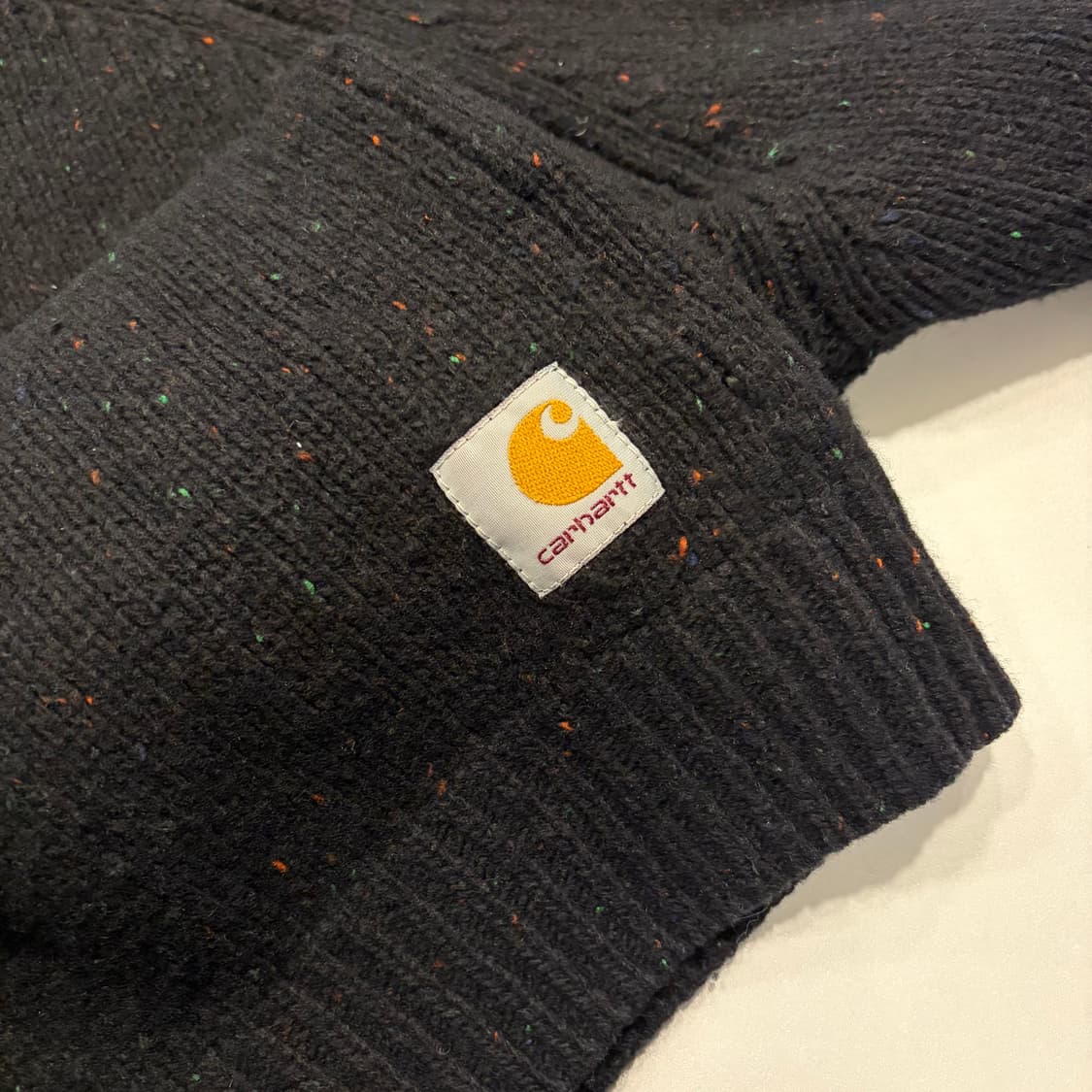 [S] 칼하트 WIP 블랙 앙글라스틱 니트 스웨터 C984 상품이미지4
