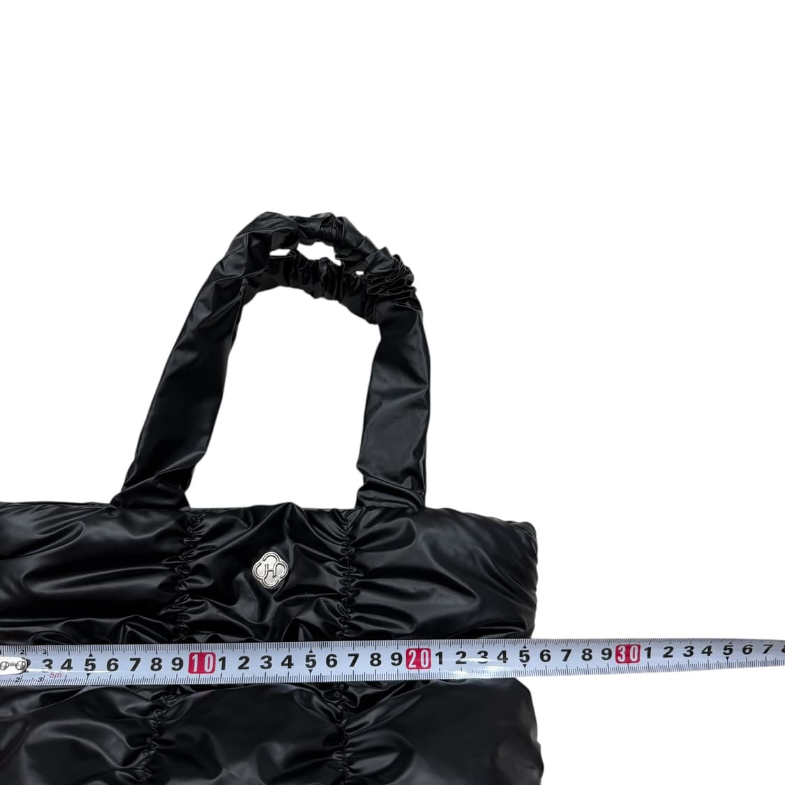히어리 로지 셔링 패딩 토트백 가방 블랙 상품이미지4