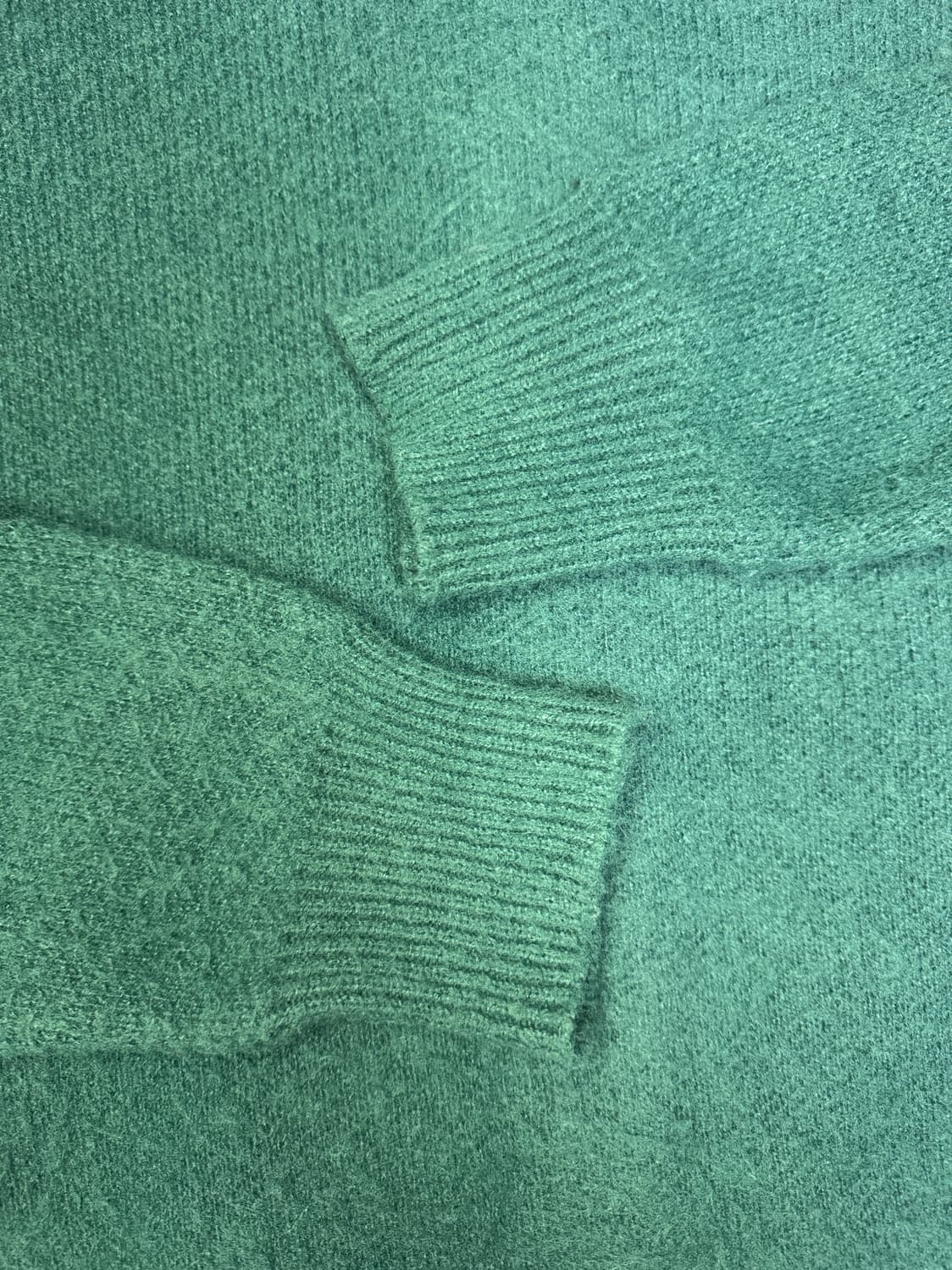 엠마 클로즈 EMMA CLOTHES 부클 라운드 가디건 그린 M 상품이미지7